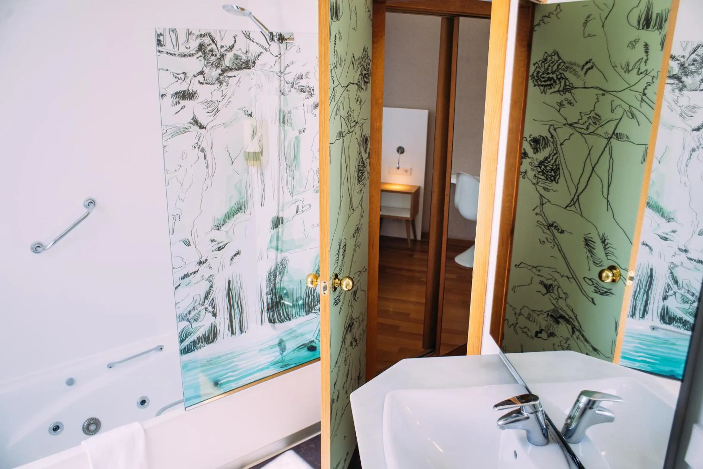 Bathroom in Hotel Lino