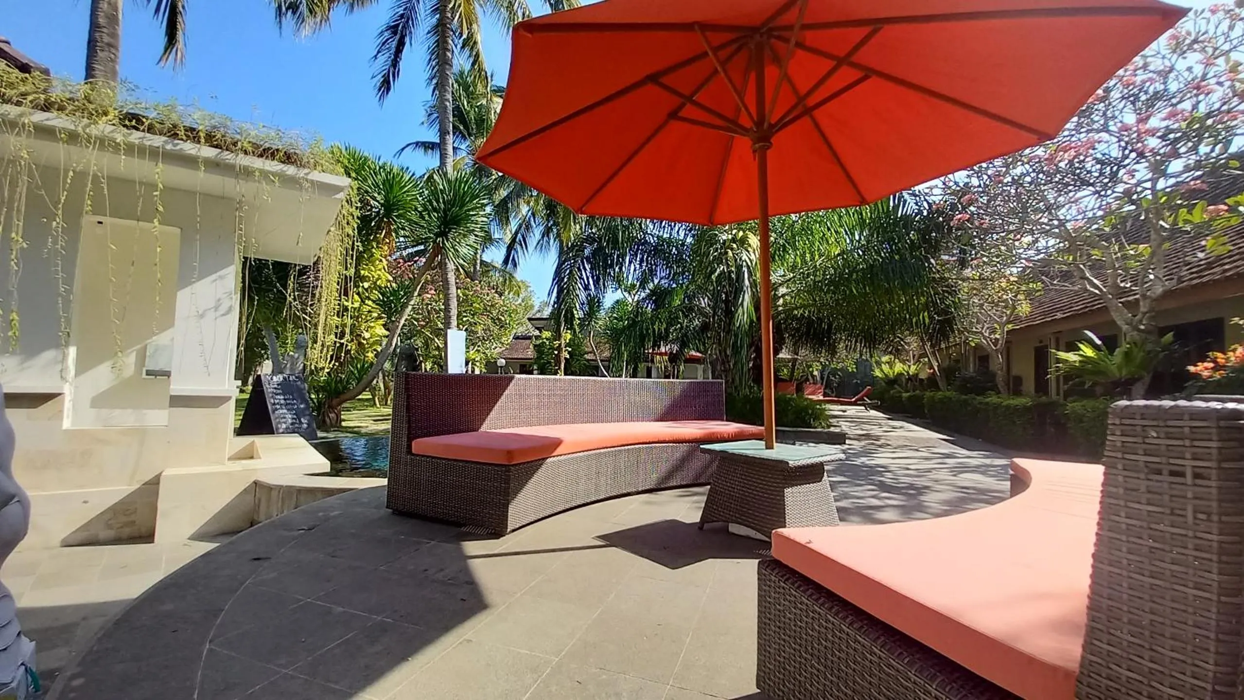 Patio in Segara Anak Hotel