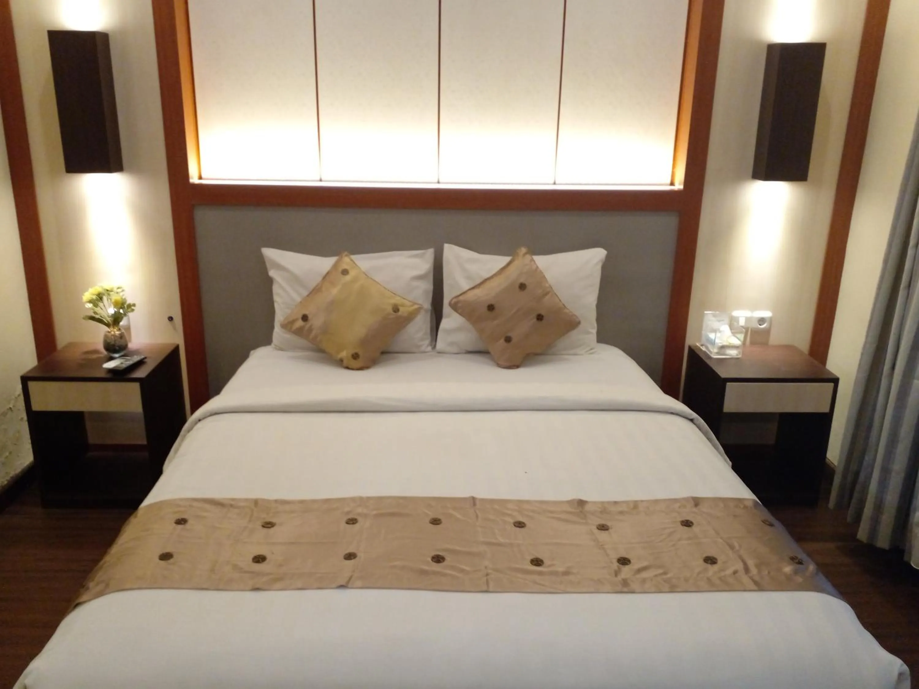 Bed in Segara Anak Hotel