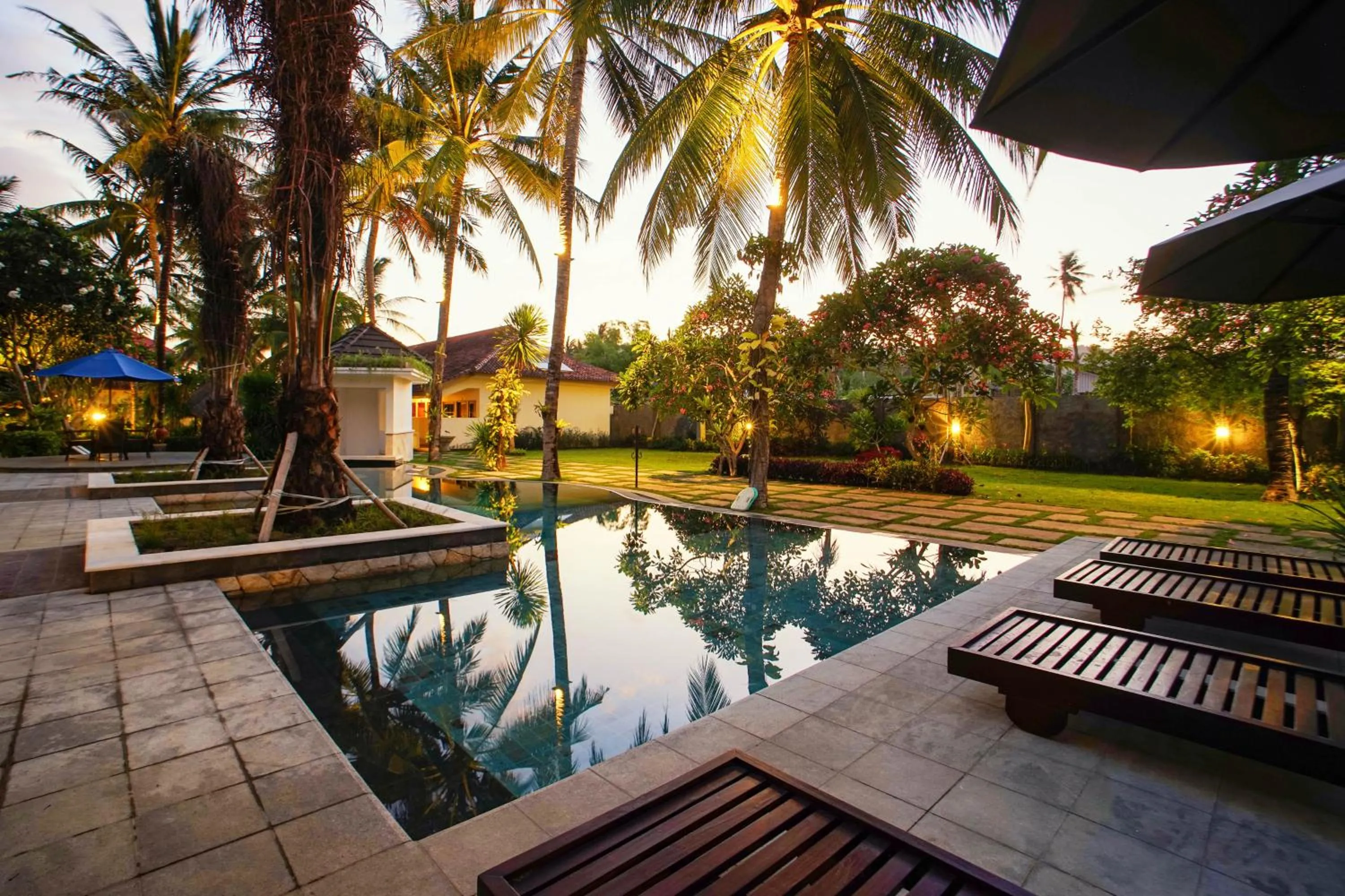 Swimming pool in Segara Anak Hotel