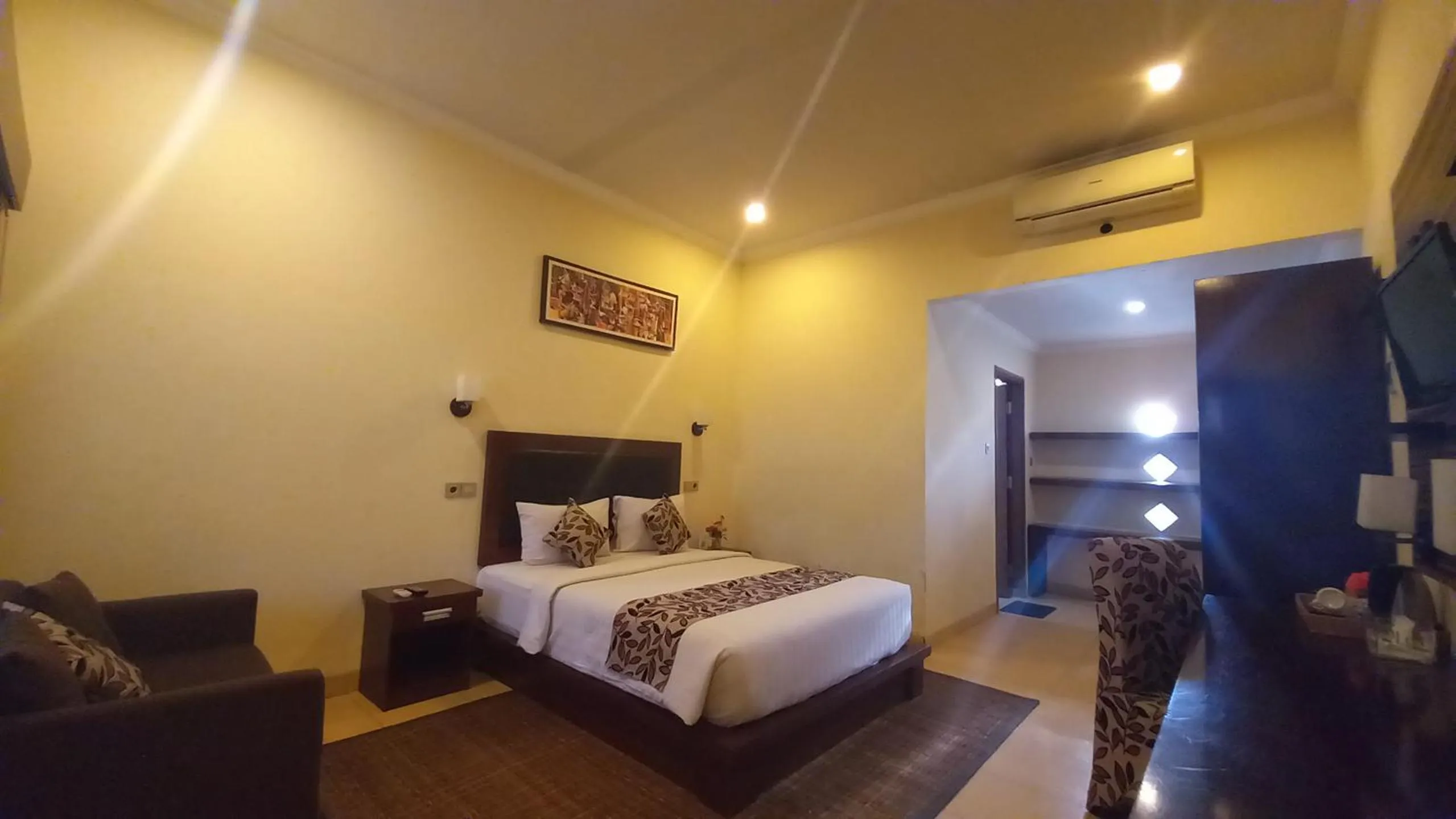 Bed in Segara Anak Hotel