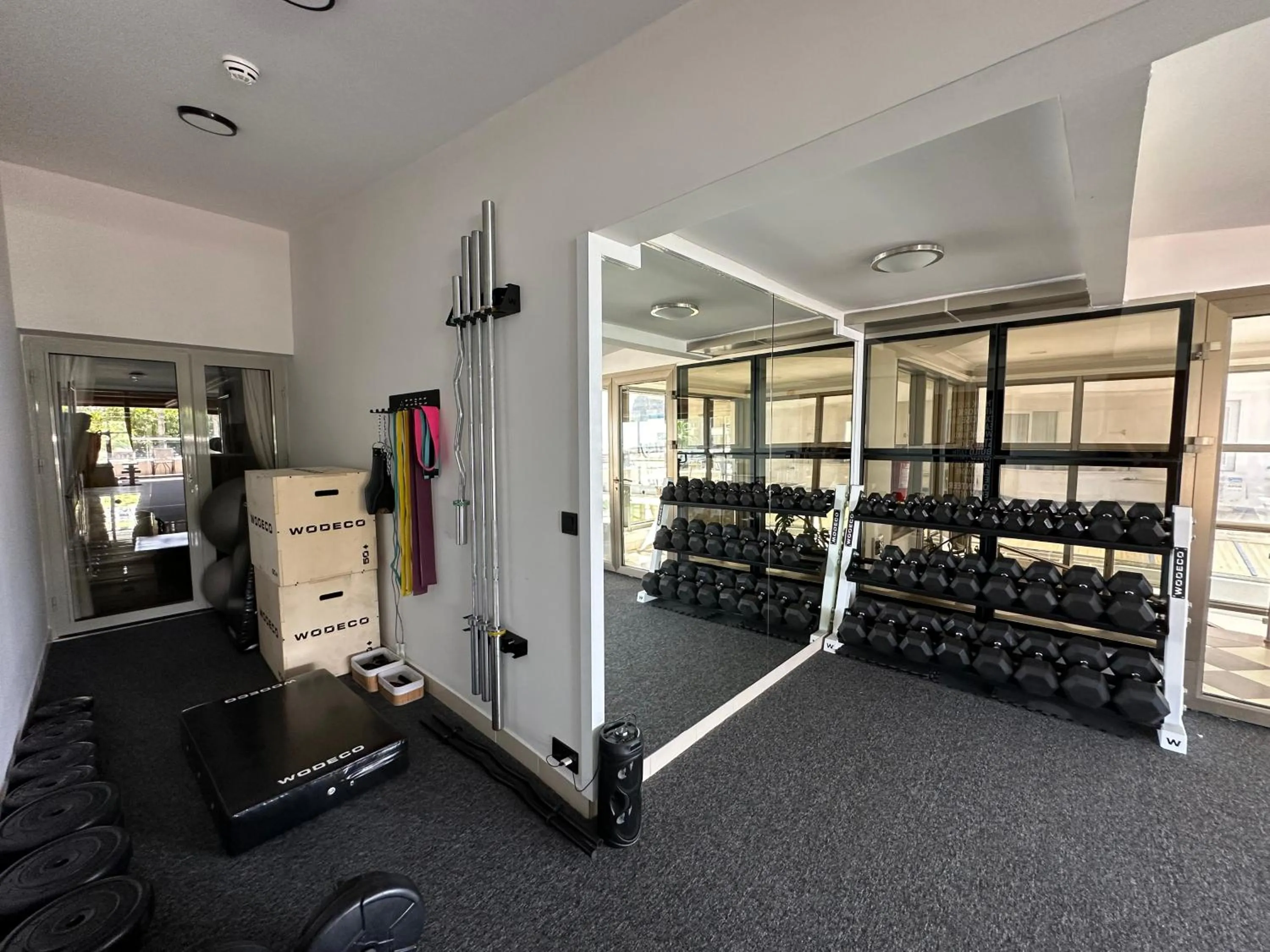 Fitness centre/facilities in Savk Hotel