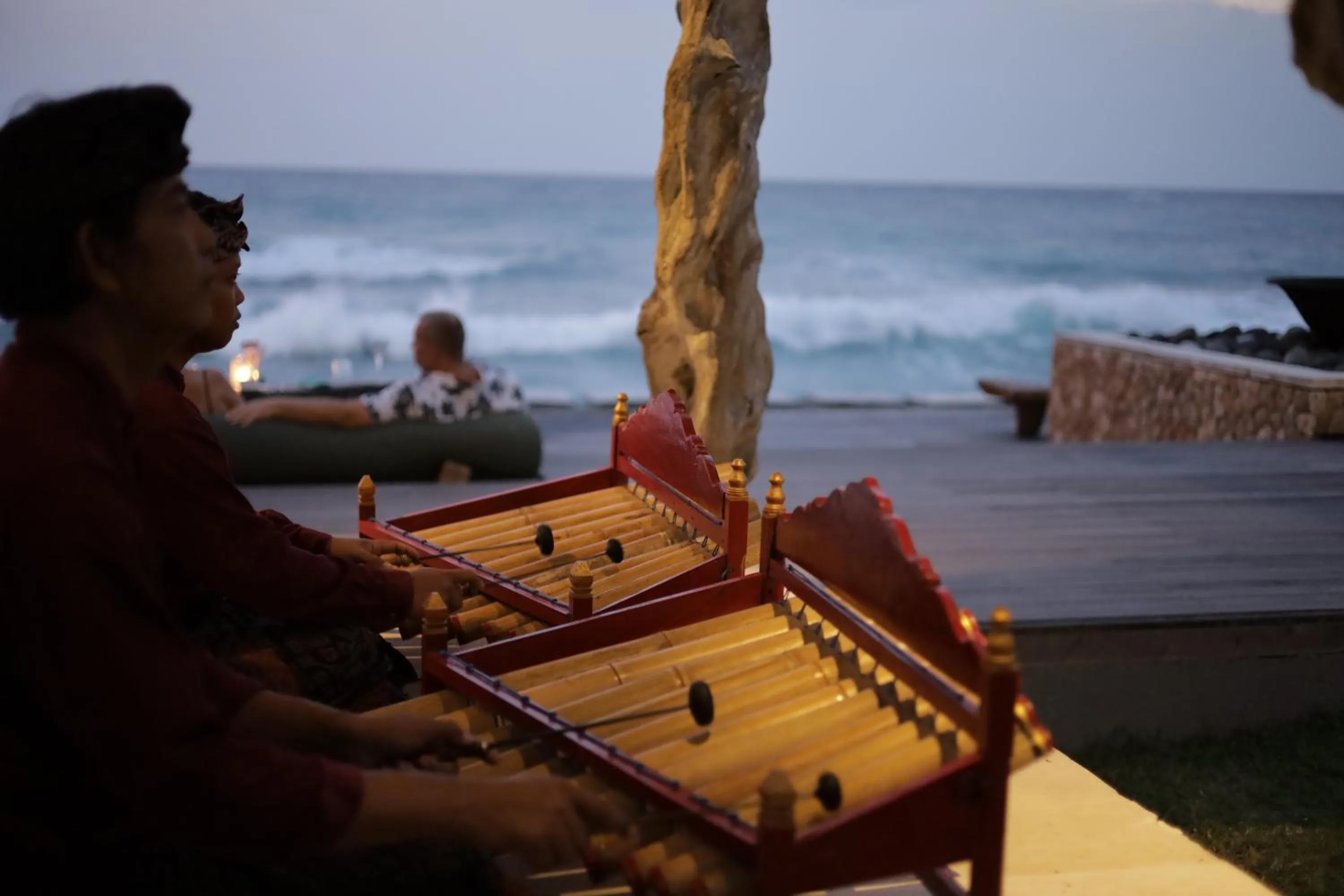 People in Qunci Villas Resort