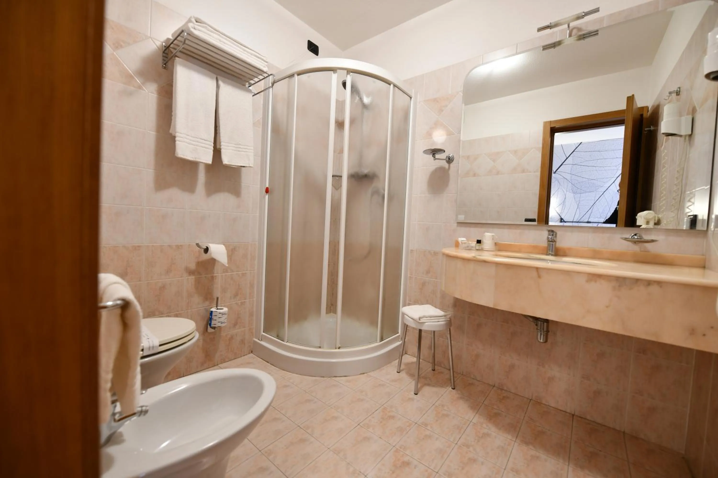 Shower in Hotel Piuro