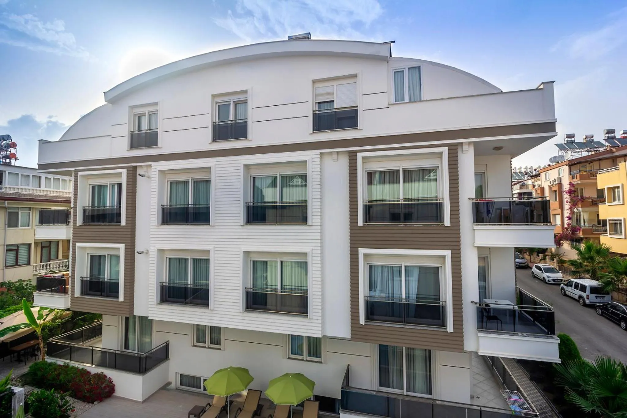 Facade/entrance in Aspendos Seaside