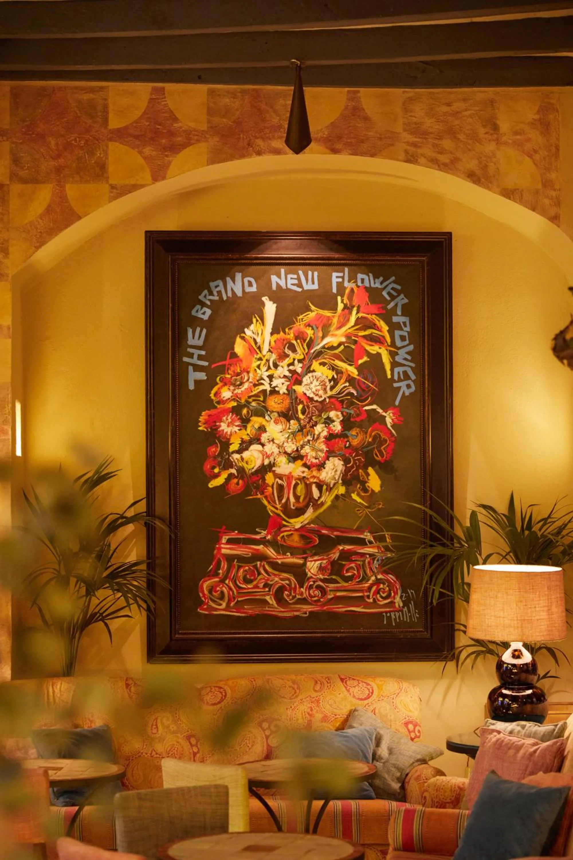 Seating area in La Sacristía