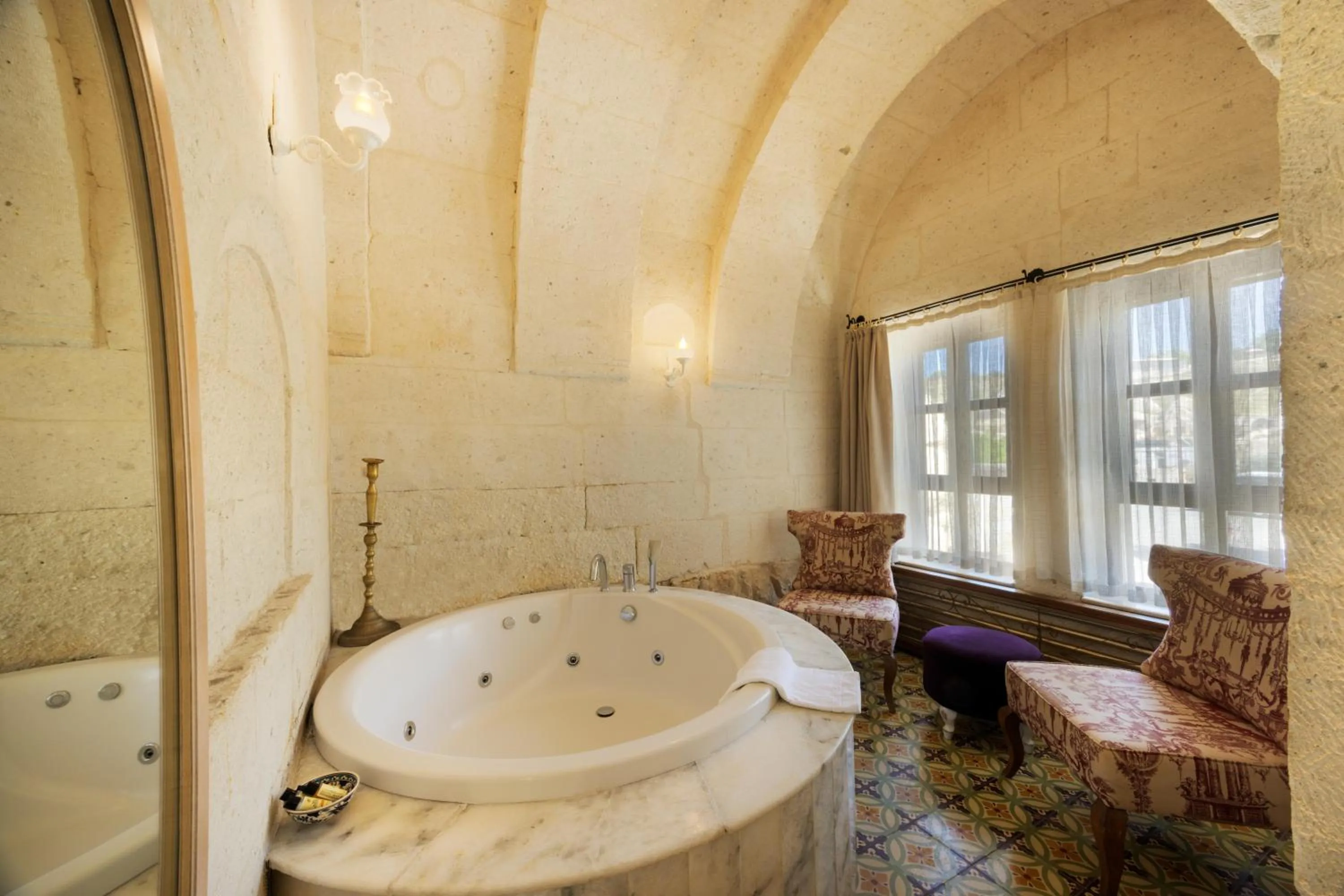 Bathroom in Tafoni Houses Cave Hotel
