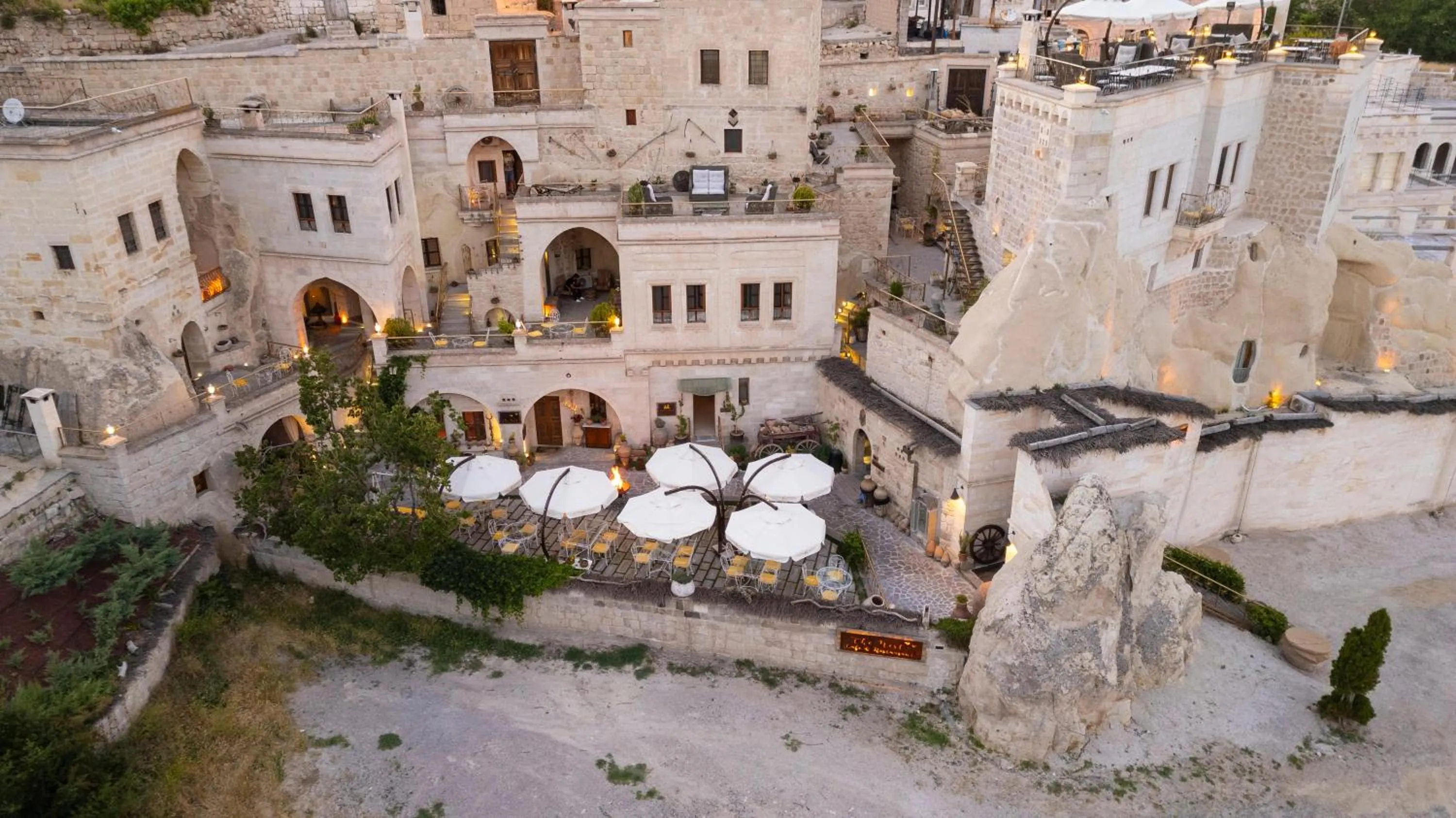 Balcony/Terrace in Tafoni Houses Cave Hotel