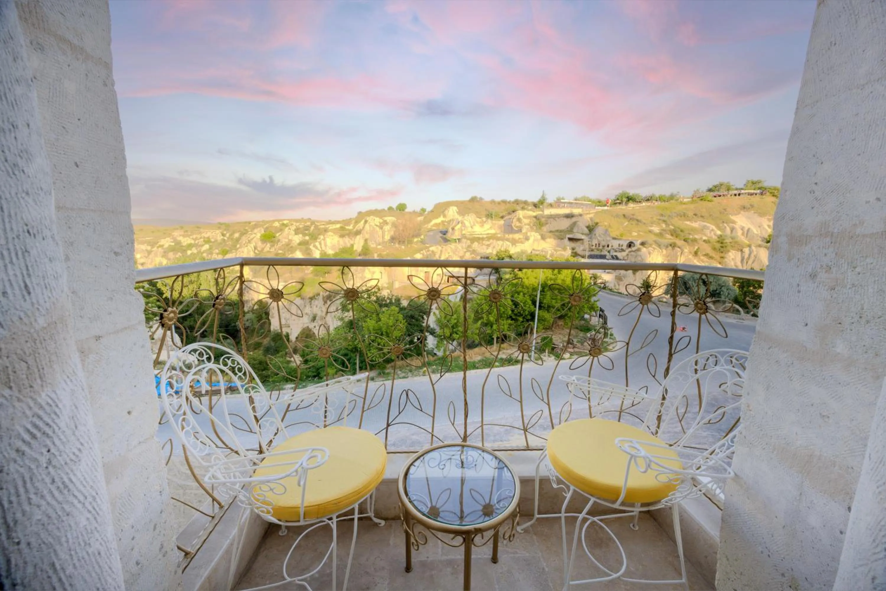 Balcony/Terrace in Tafoni Houses Cave Hotel