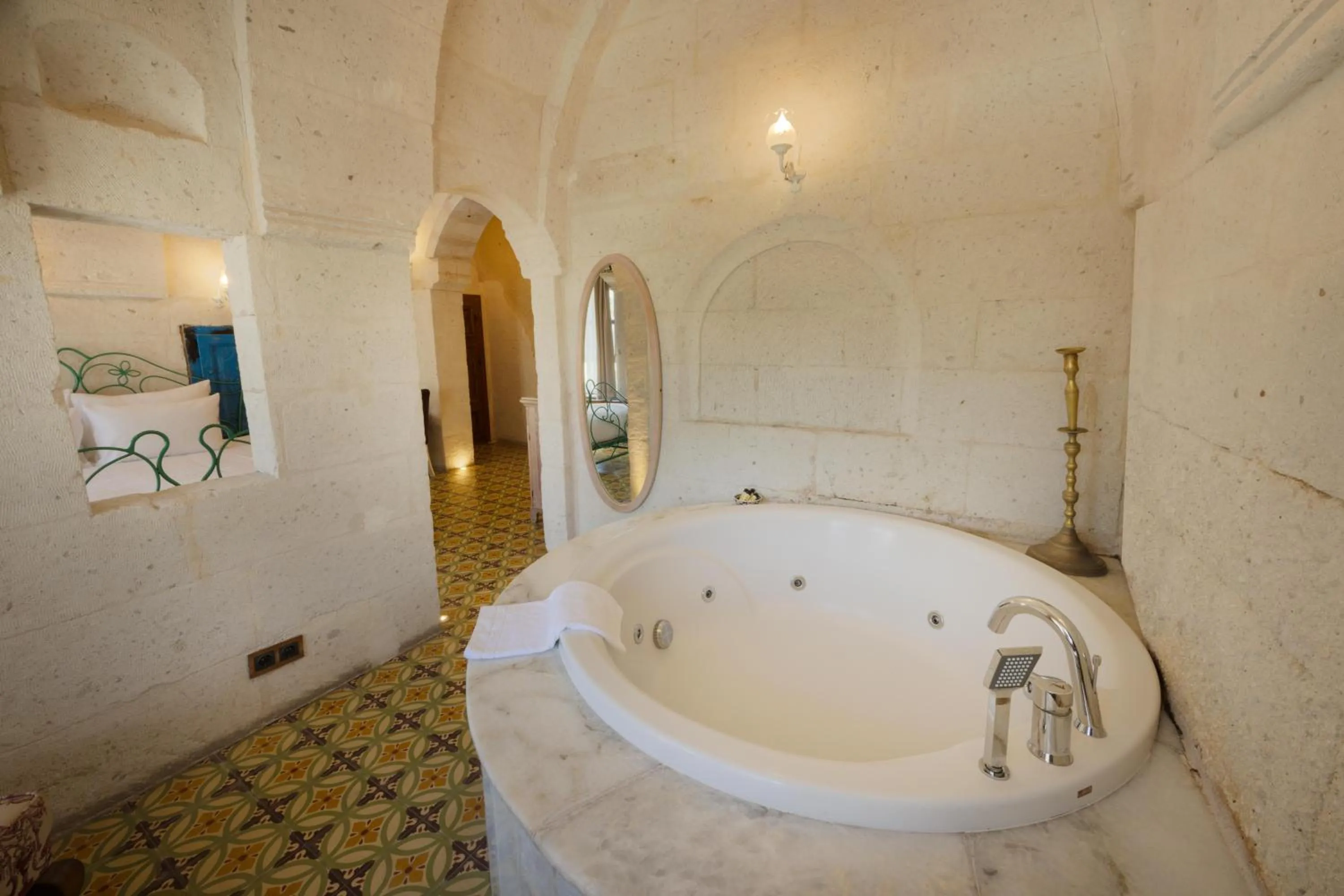 Bathroom in Tafoni Houses Cave Hotel