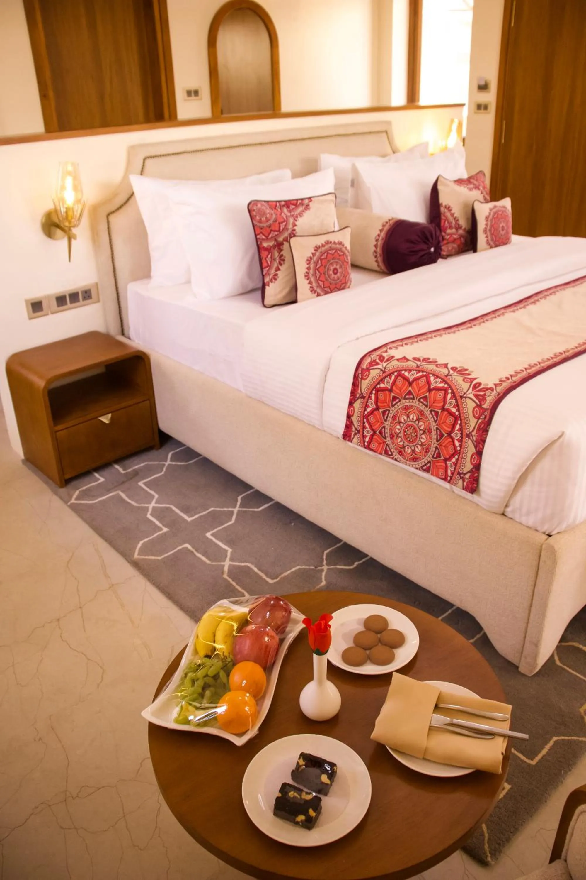 Bedroom, Bed in Chokhi Dhani The Palace Hotel