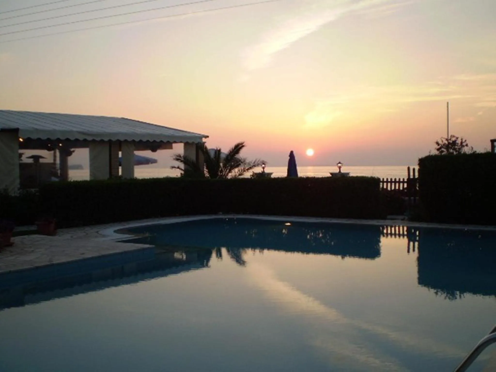 Swimming pool in Filorian Hotel Apartments