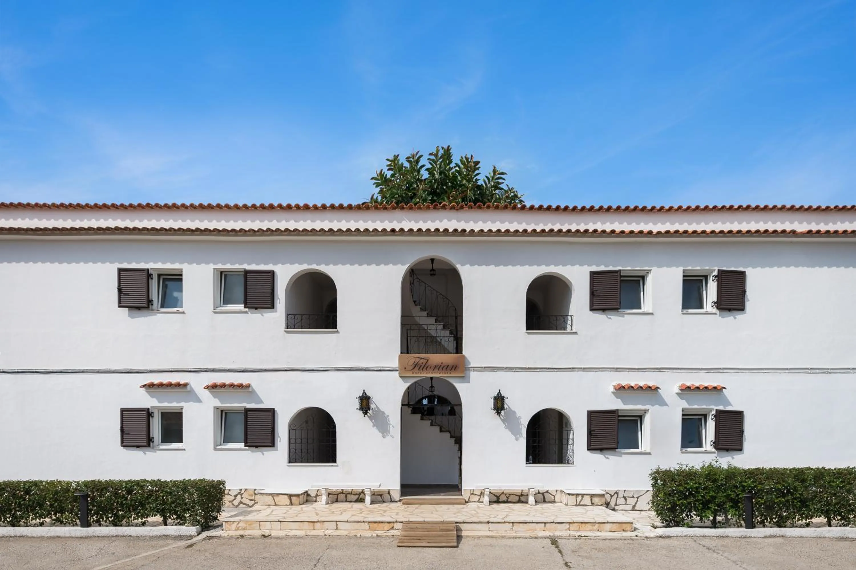 Facade/entrance in Filorian Hotel Apartments