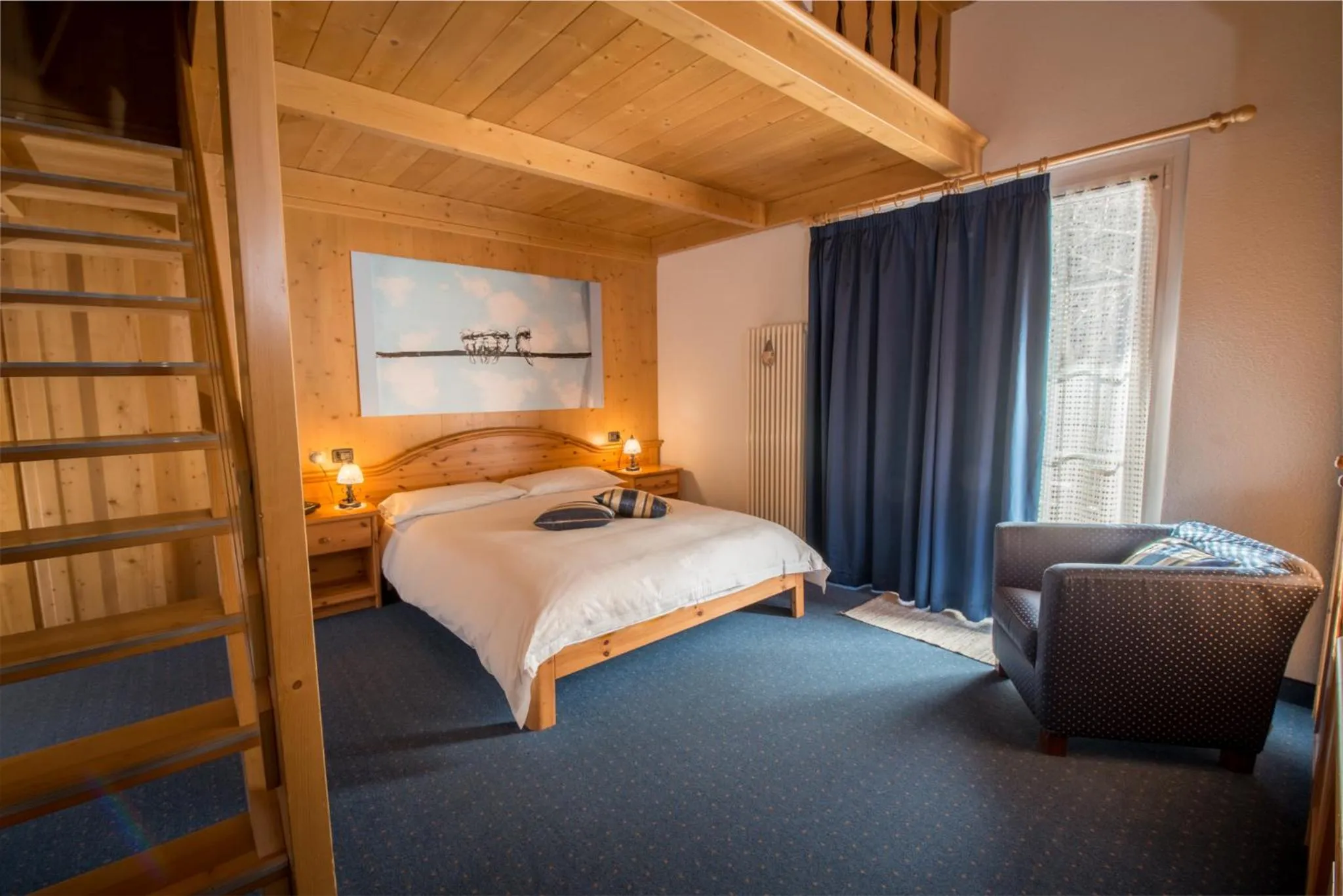 Bed in Sport Hotel Alpina