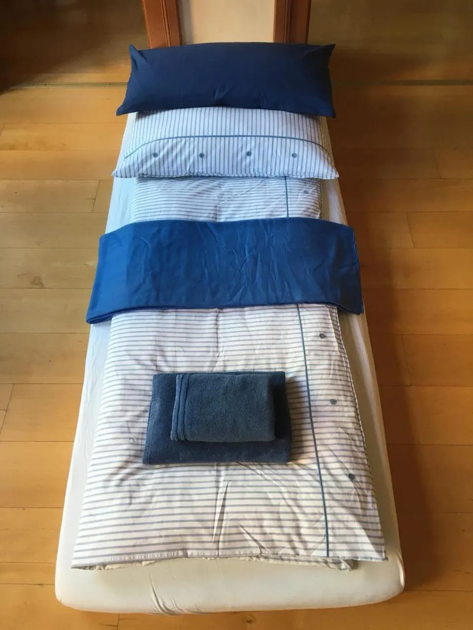 Bed in Gästehaus/FeWos/Boardinghaus Lüneburg Süd