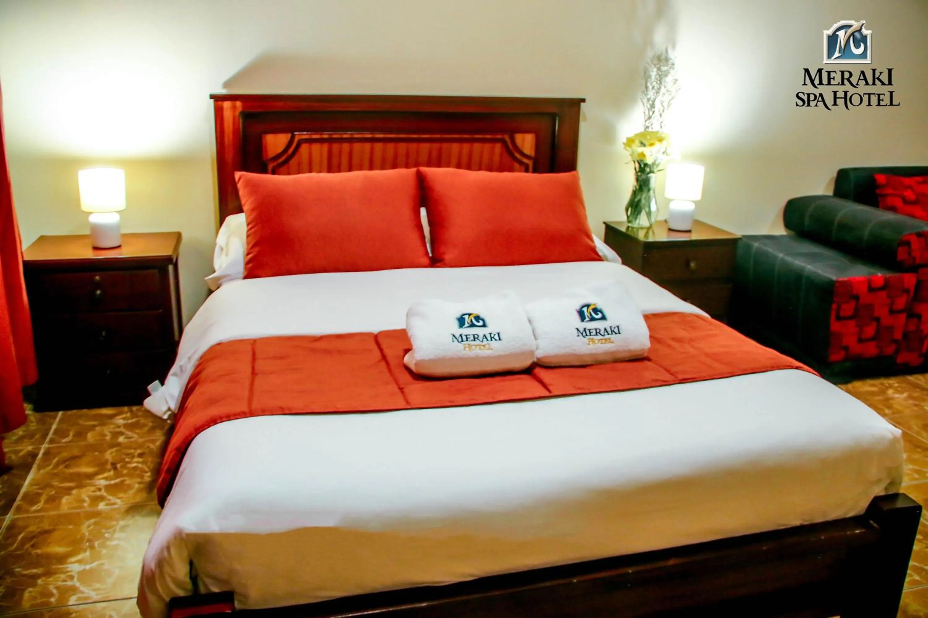 Bed in Meraki Hotel