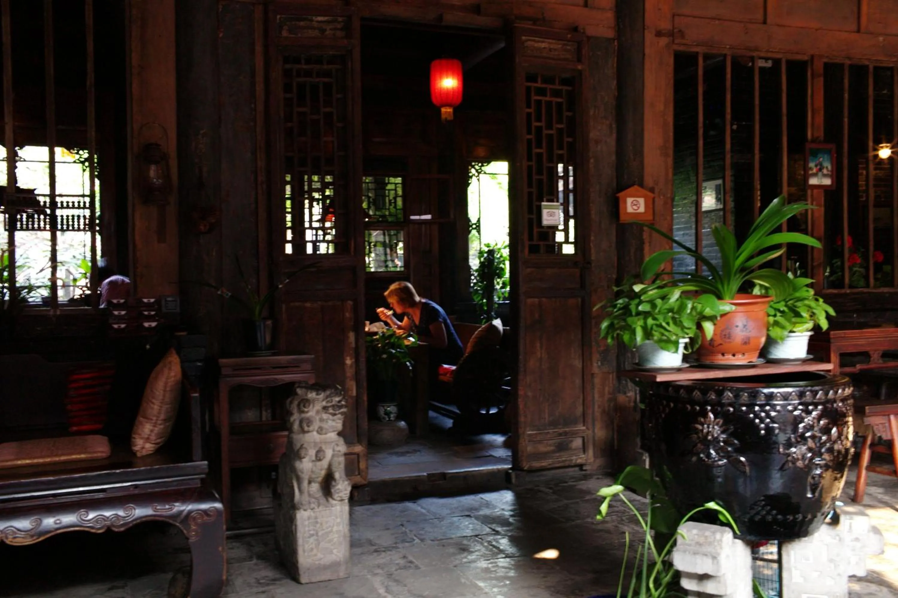 Lounge or bar in Pingyao Yide Hotel