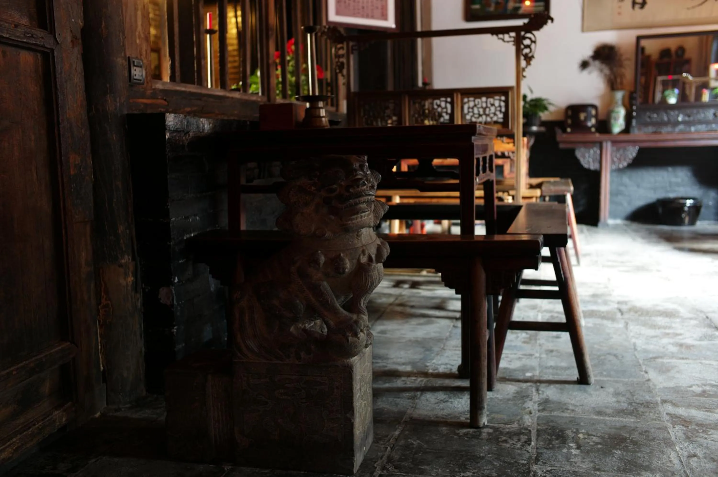 Lounge or bar in Pingyao Yide Hotel