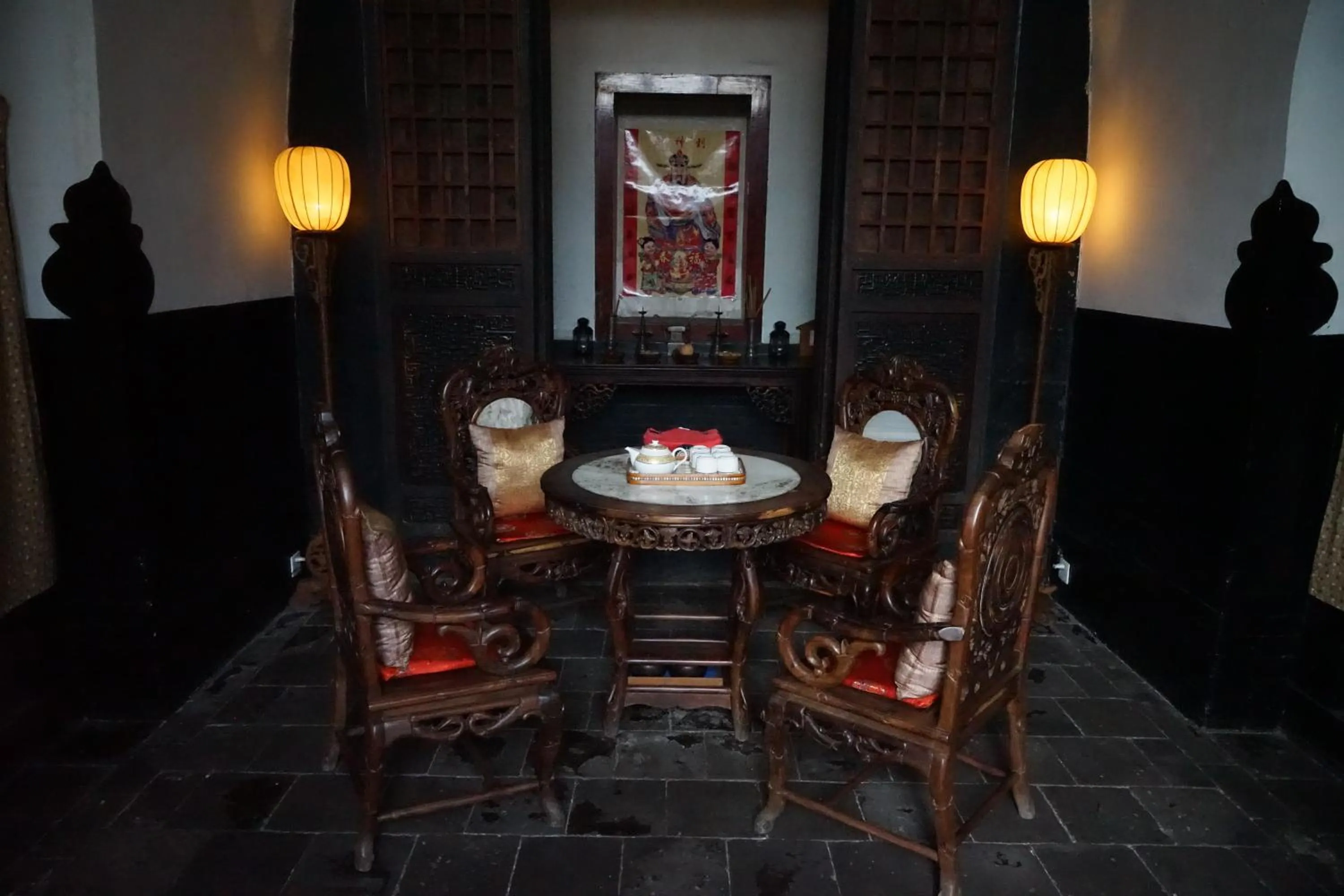 Living room in Pingyao Yide Hotel