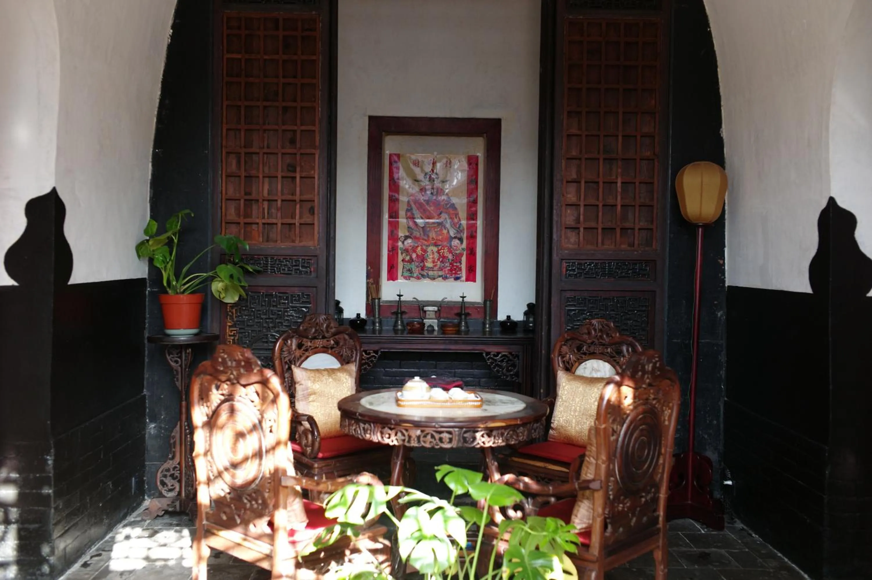 Living room in Pingyao Yide Hotel