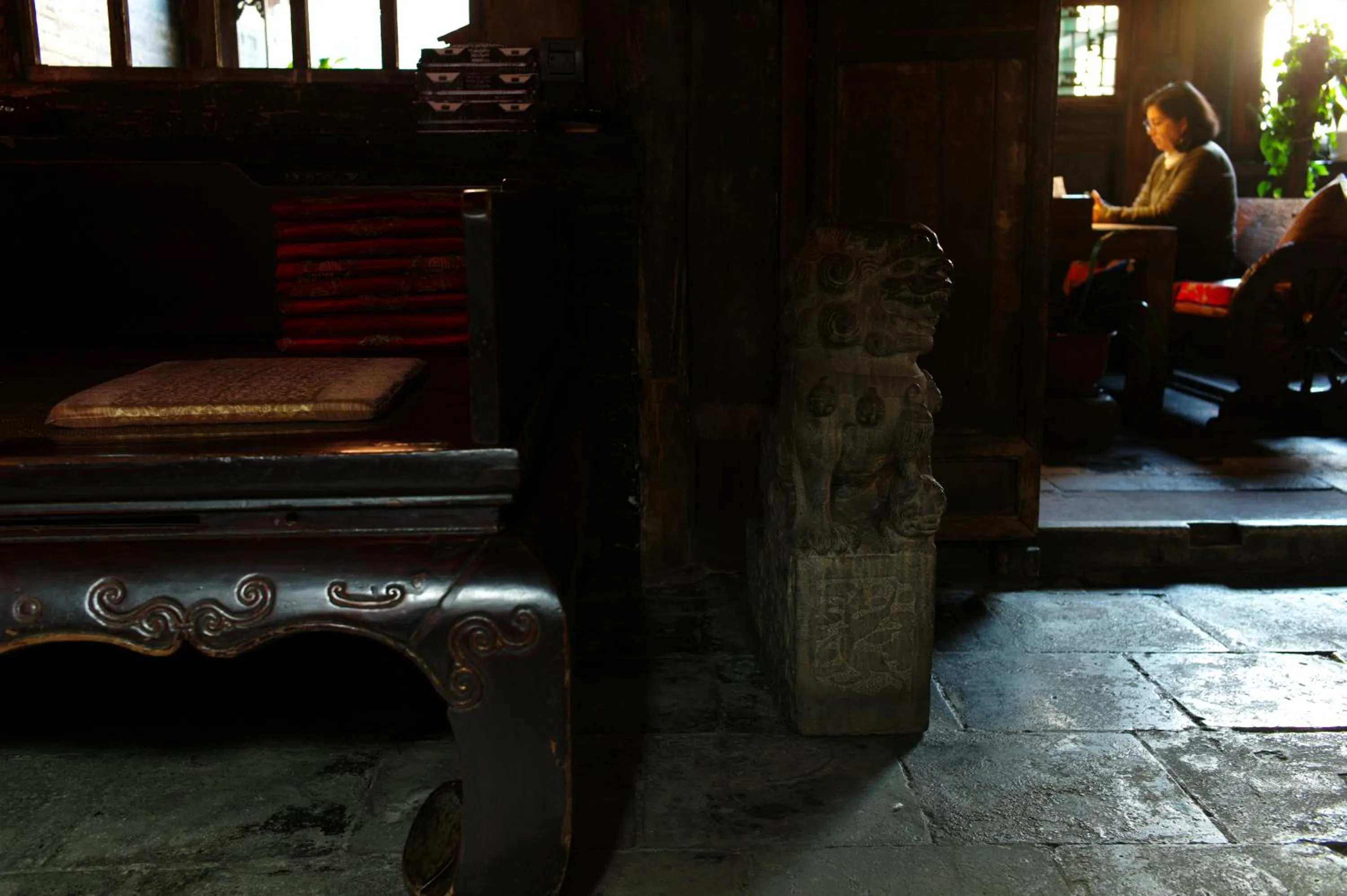 Decorative detail in Pingyao Yide Hotel