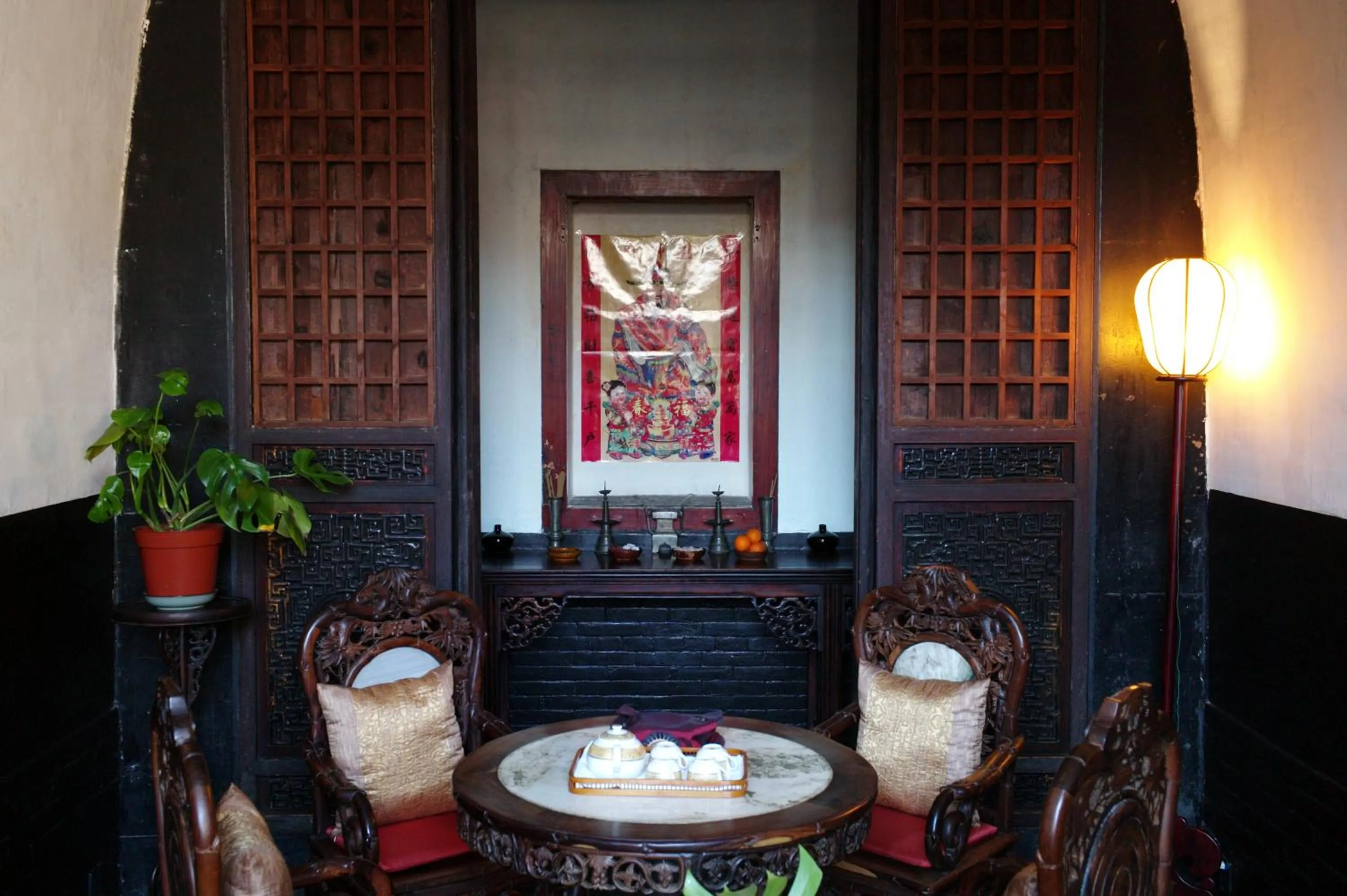 Living room in Pingyao Yide Hotel
