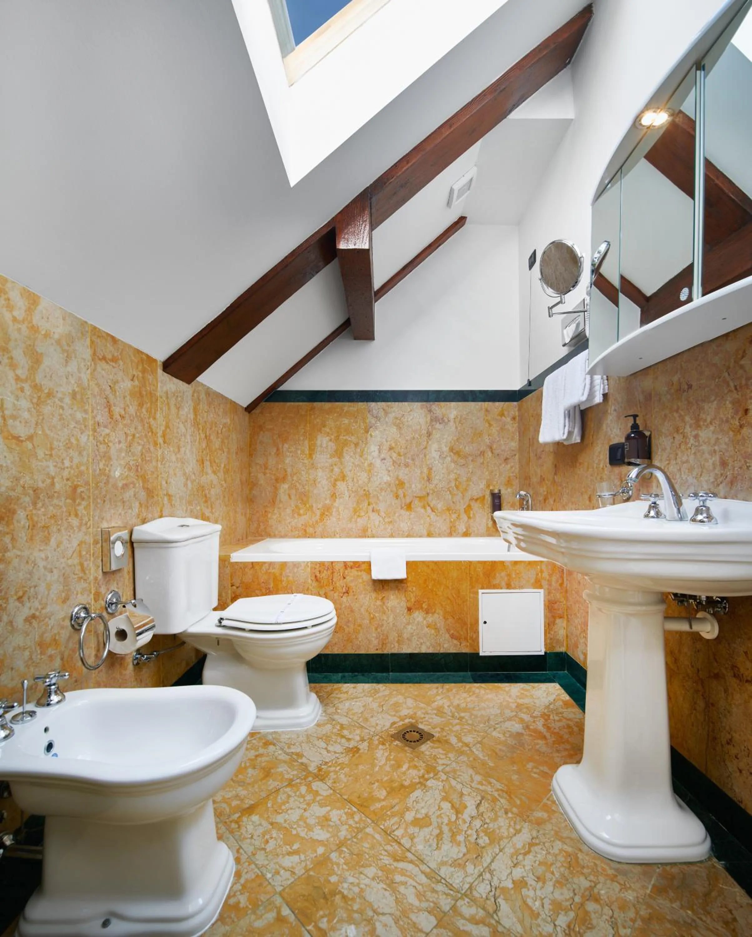 Bathroom in Charles Bridge Palace