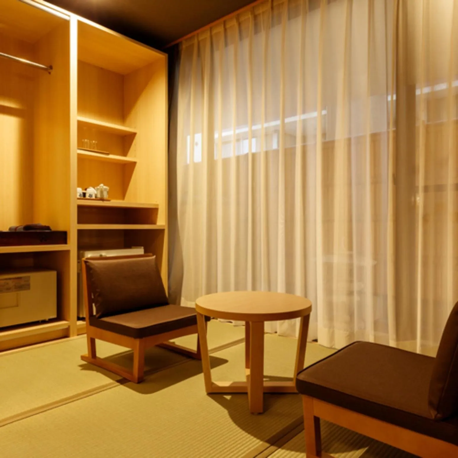 Living room in Umemura Ryokan Uguisutei