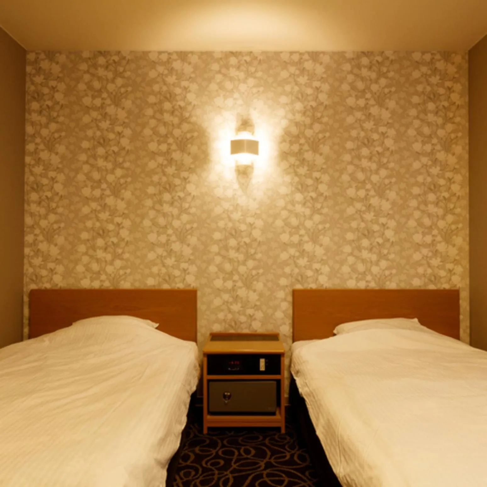 Bed in Umemura Ryokan Uguisutei