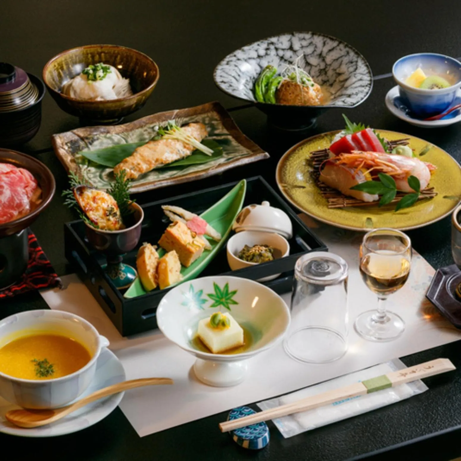 Food in Umemura Ryokan Uguisutei