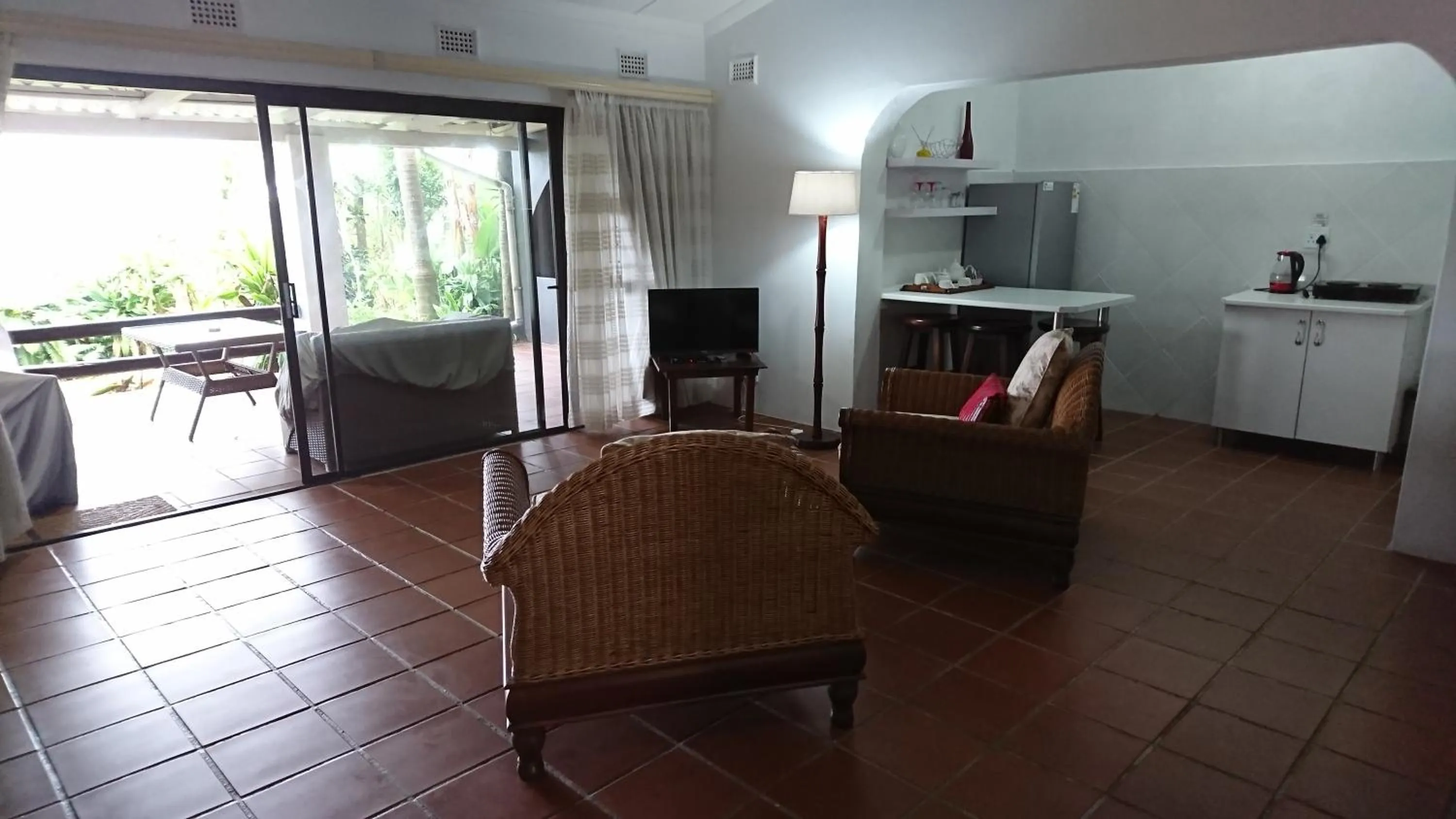 Seating area in St Lucia Eco Lodge