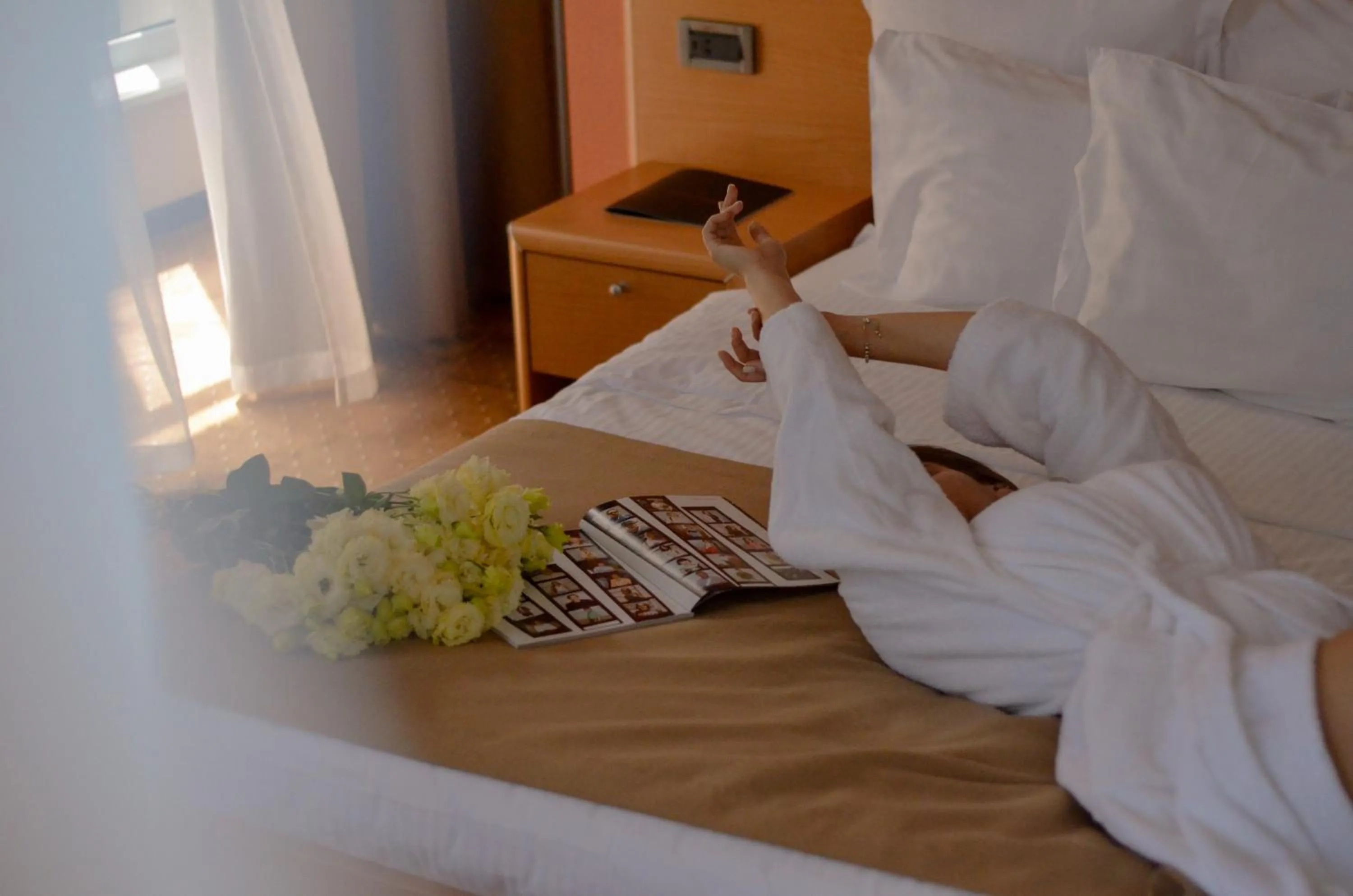 Bed in Alexandrovskiy Hotel