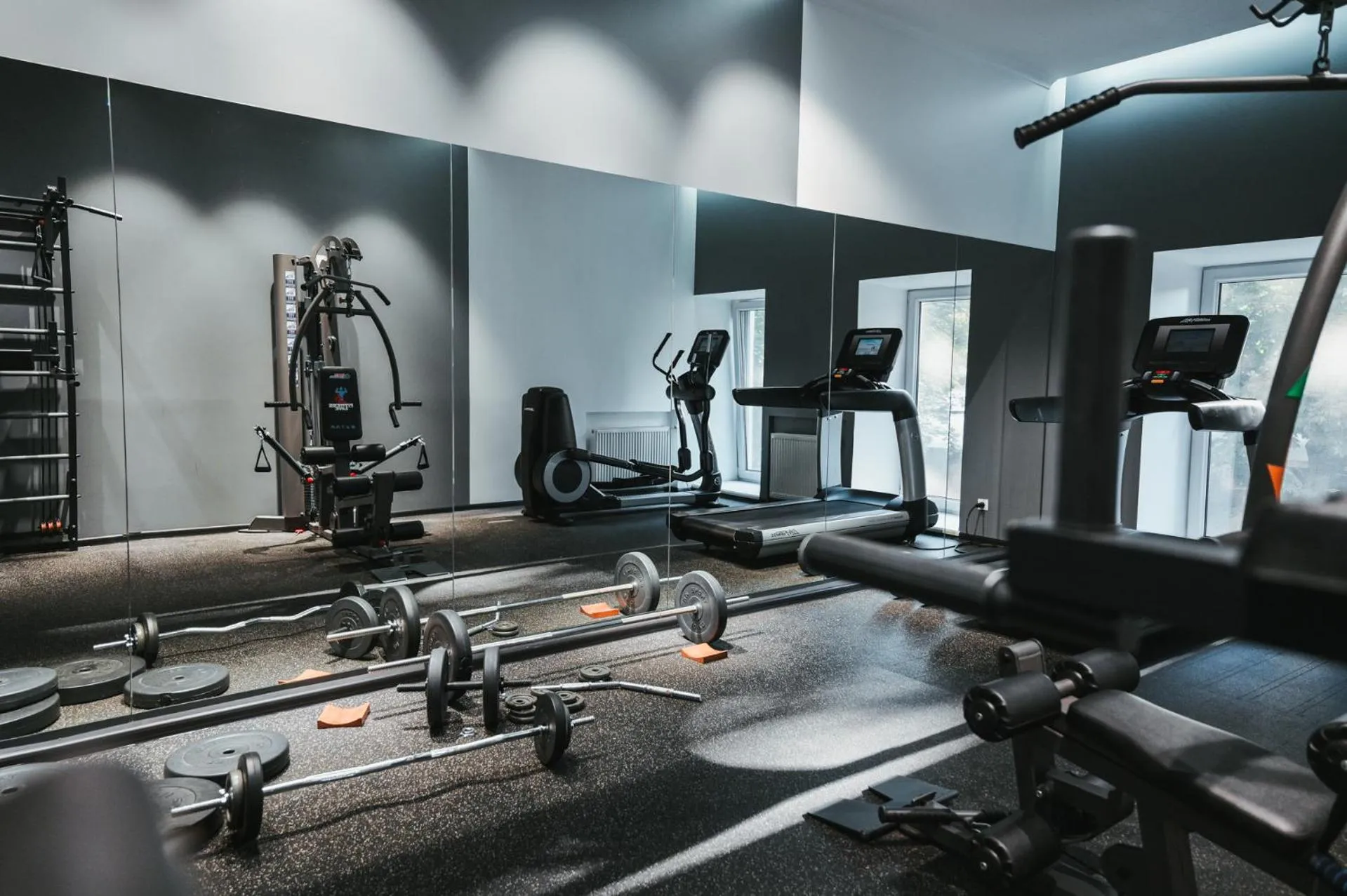 Fitness centre/facilities in Alexandrovskiy Hotel