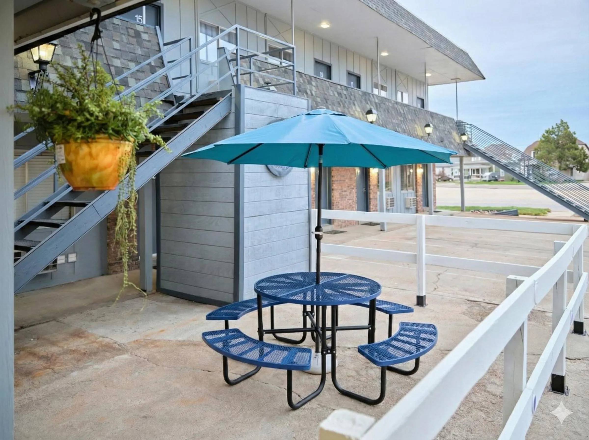 Patio in The Oakwood Inn