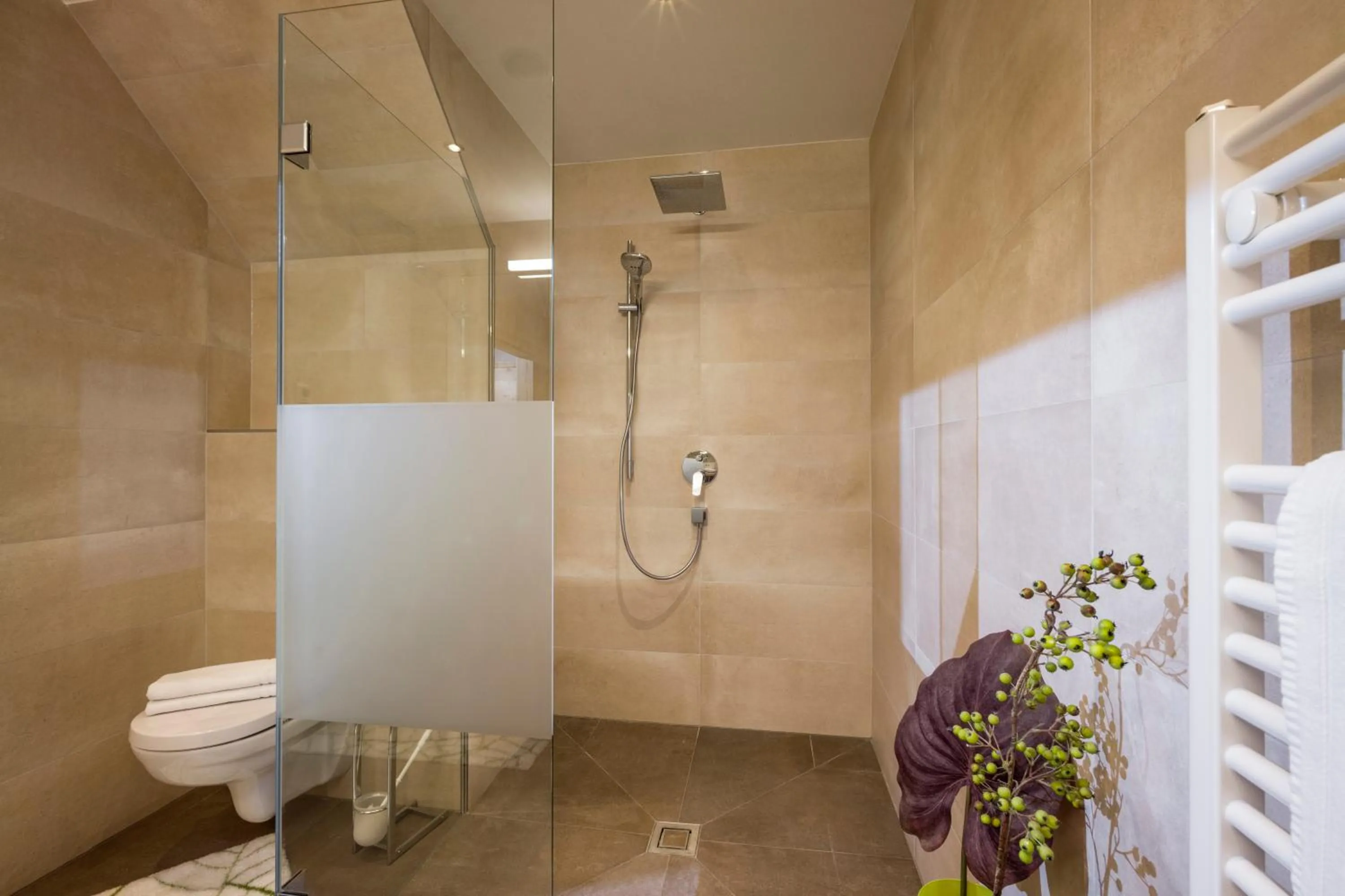 Shower in Aparthotel Gallahaus