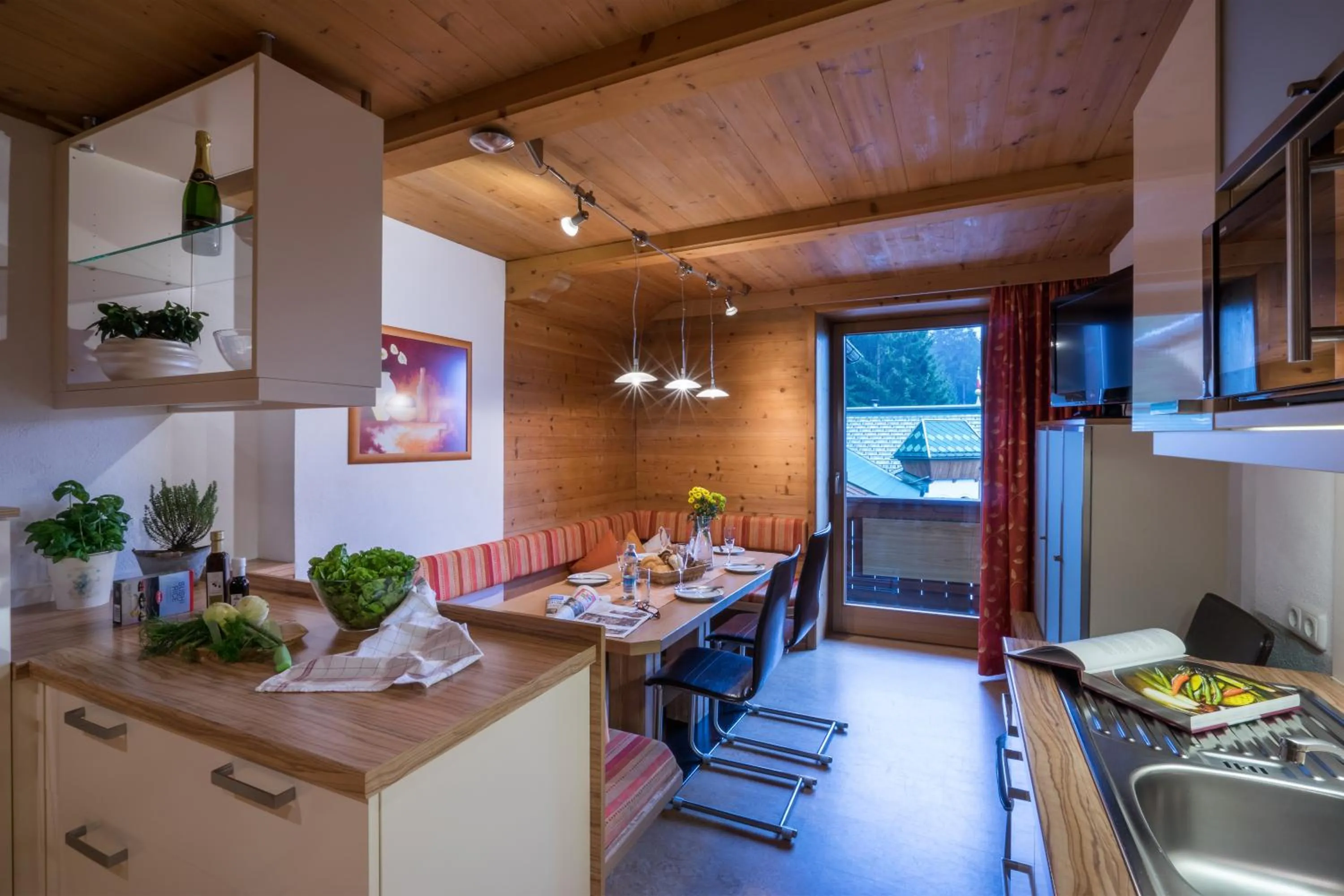 Dining area in Aparthotel Gallahaus