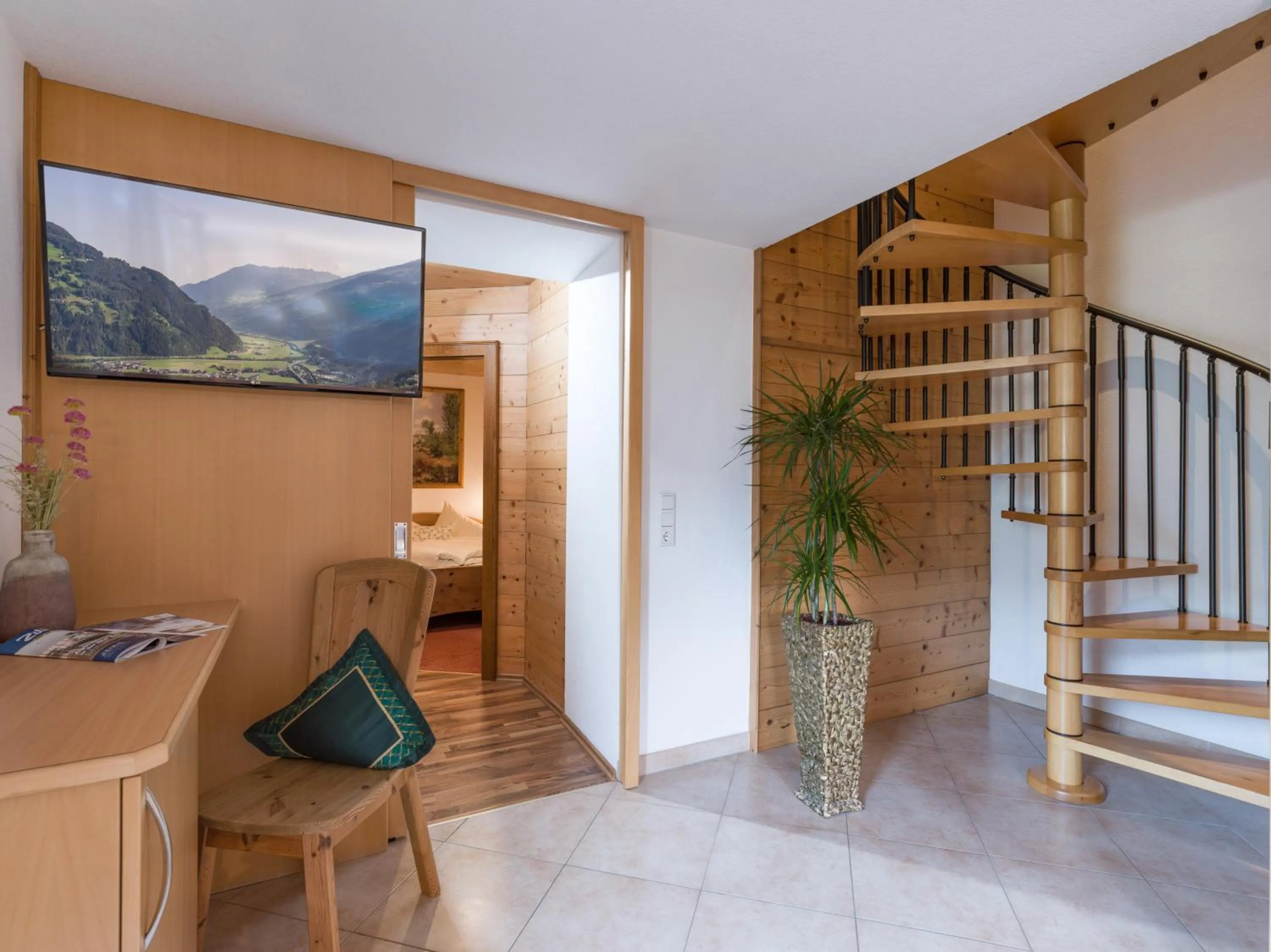 Kitchen or kitchenette in Aparthotel Gallahaus