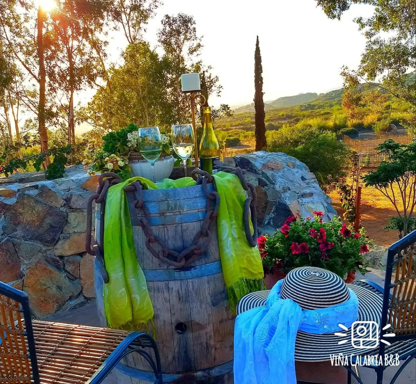 Mountain view in Viña Calabria