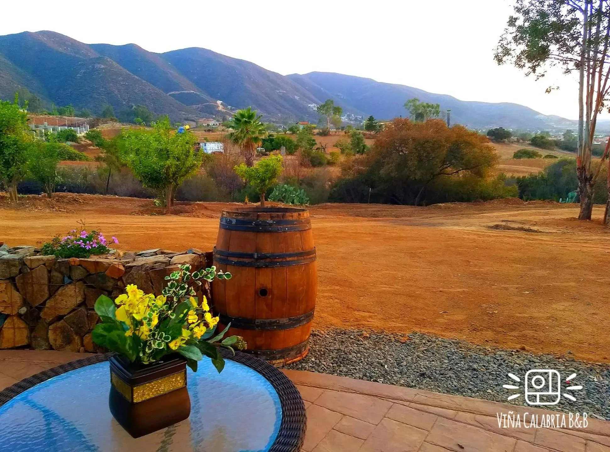 Mountain view in Viña Calabria