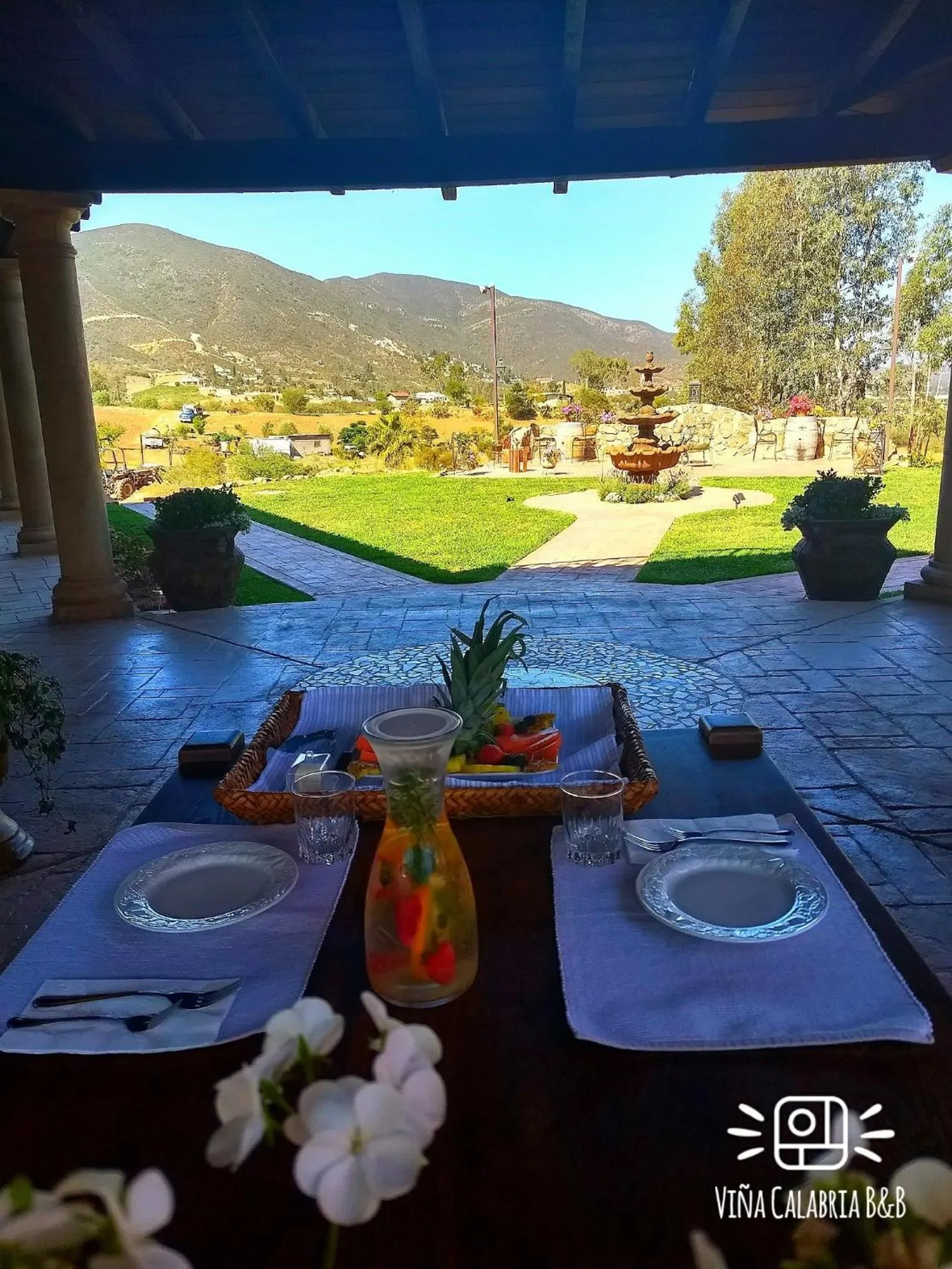 Breakfast in Viña Calabria