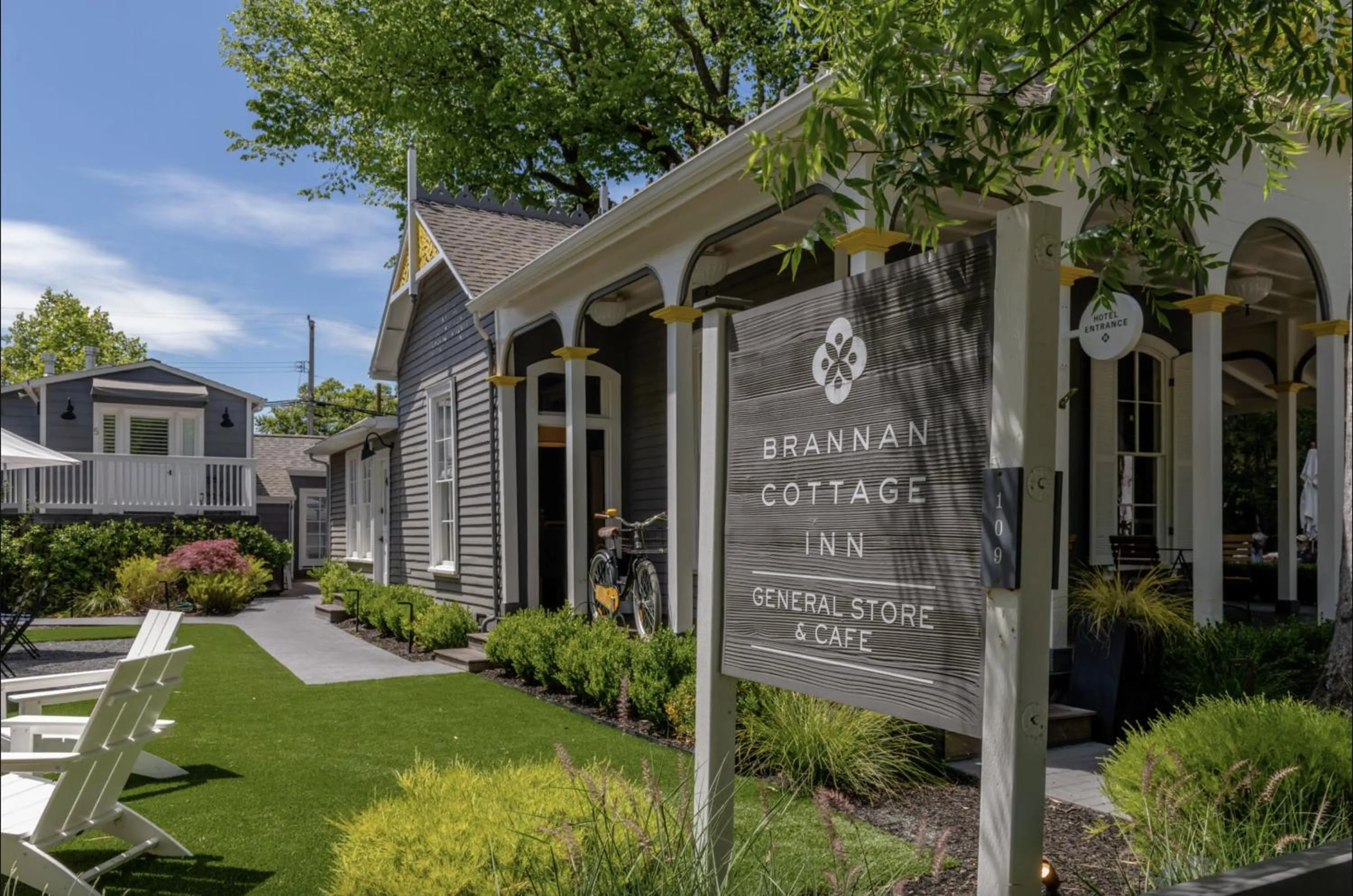 Property building in Brannan Cottage Inn