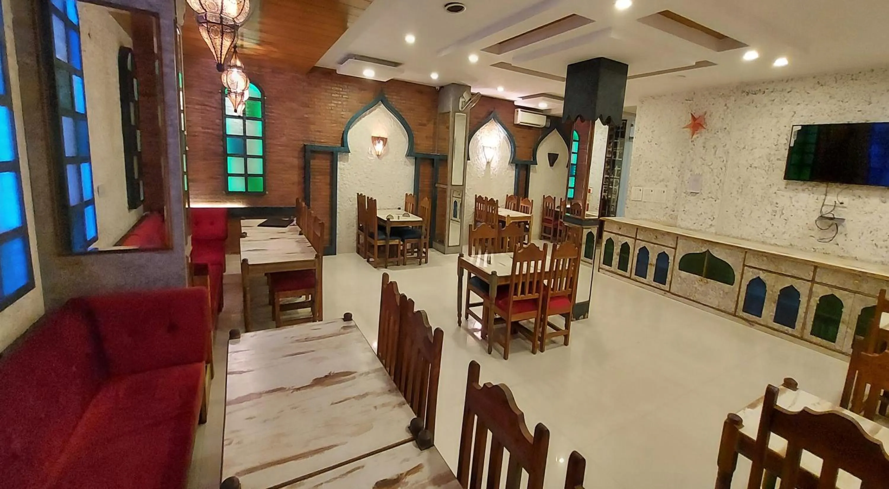 Dining area in Hotel Reeve Inn