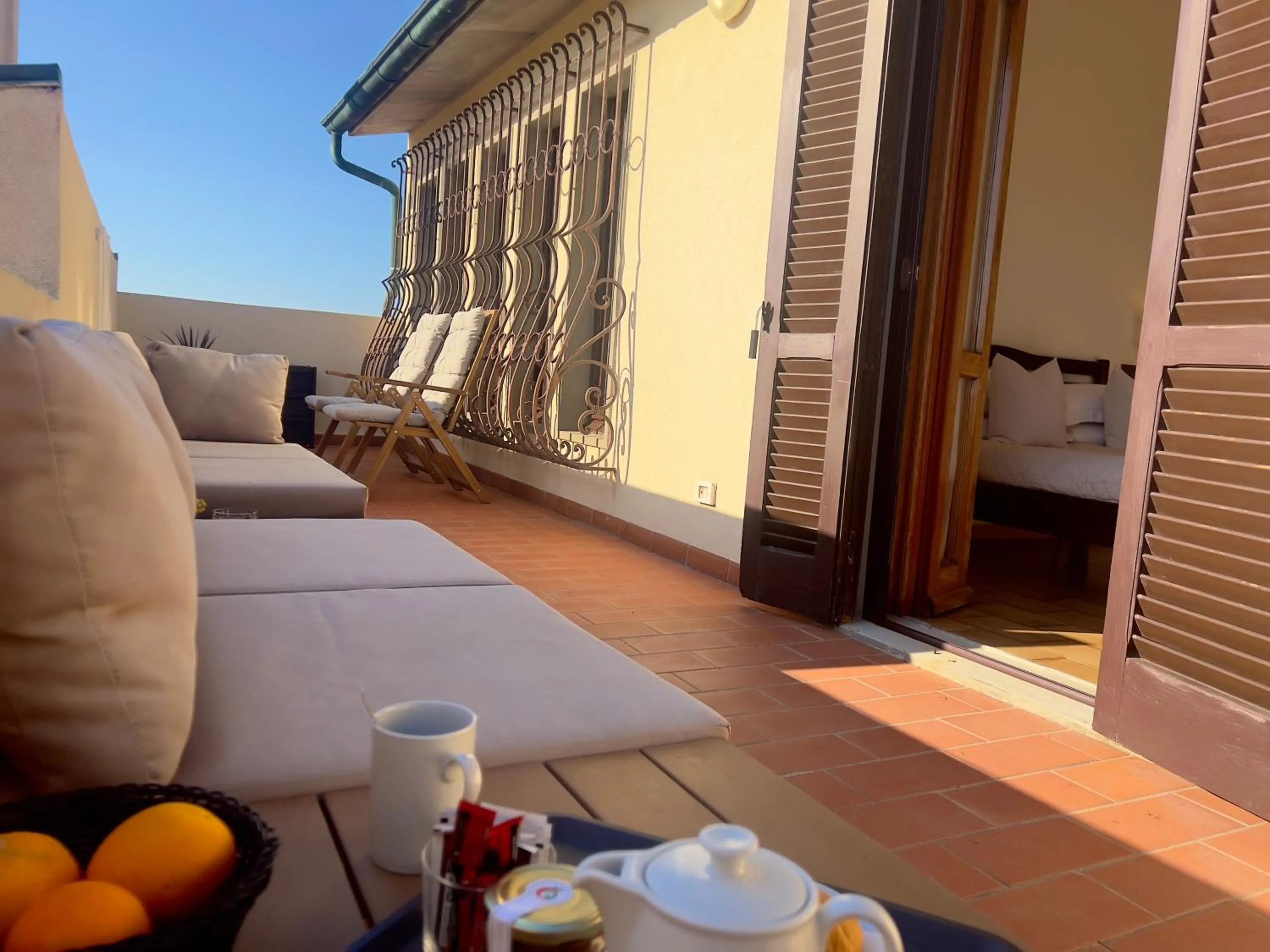 Balcony/Terrace in Villa Lavinia B&B