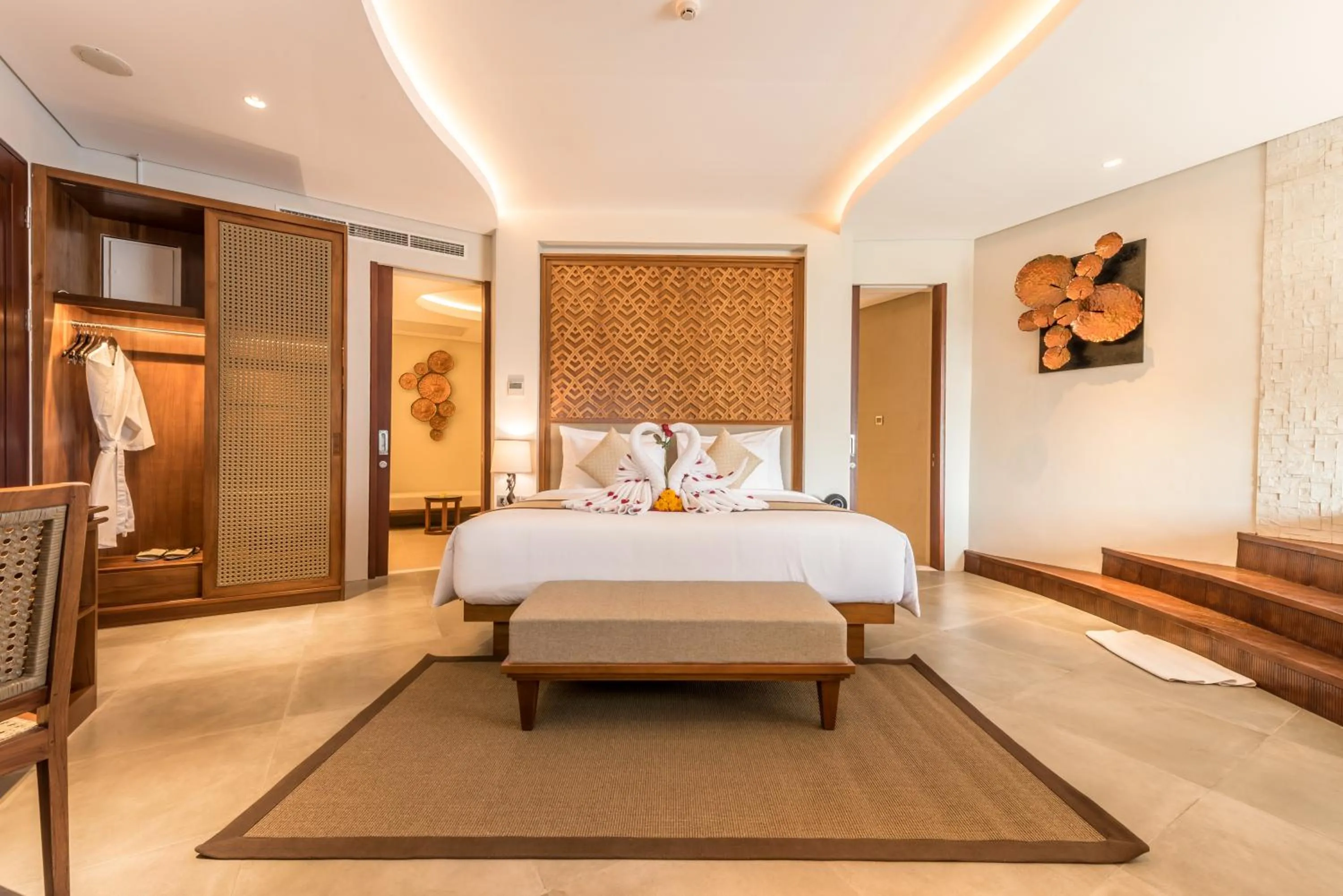 Bed in tanadewa Resort Ubud Bali by Cross Collection