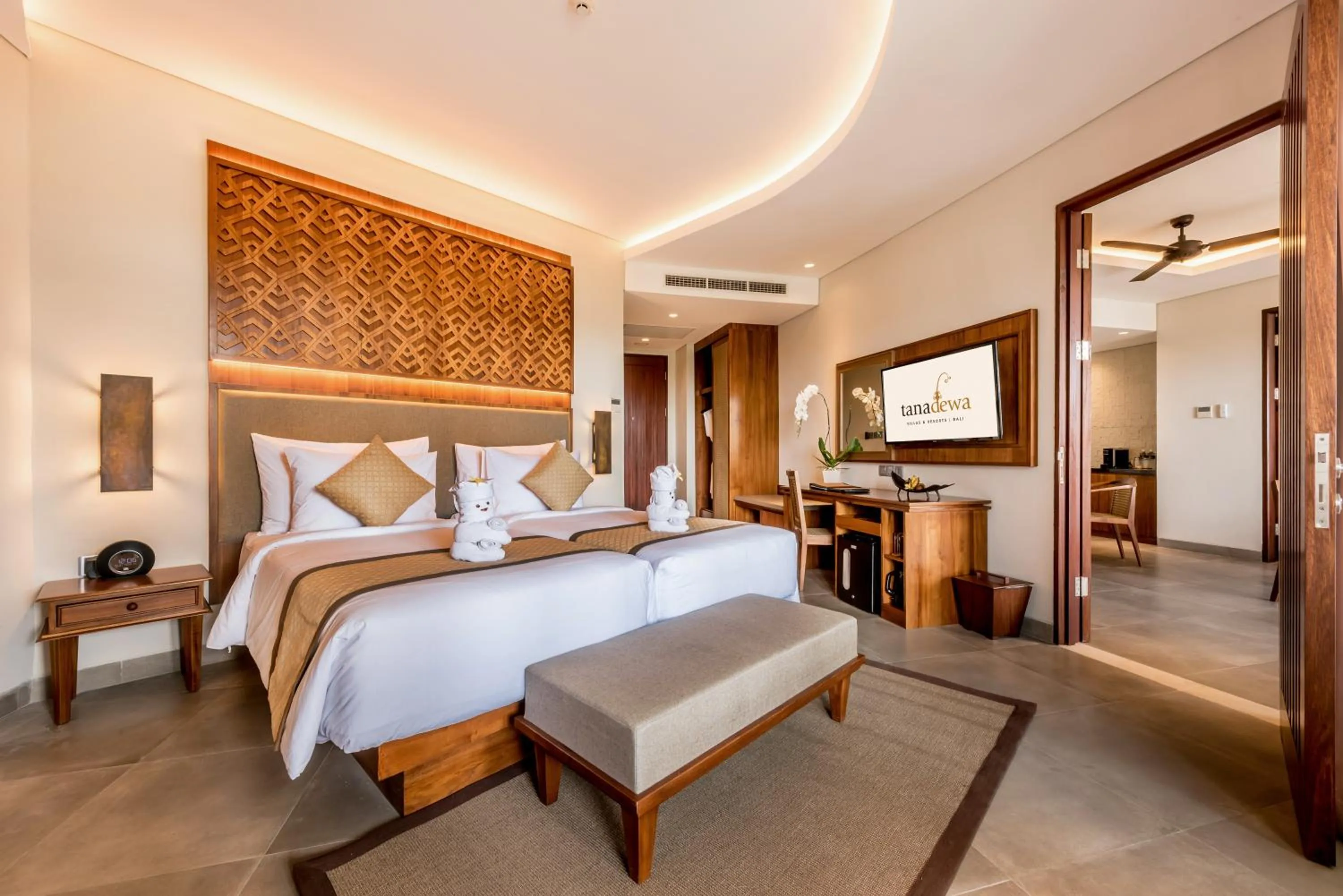 Bedroom, Bed in tanadewa Resort Ubud Bali by Cross Collection