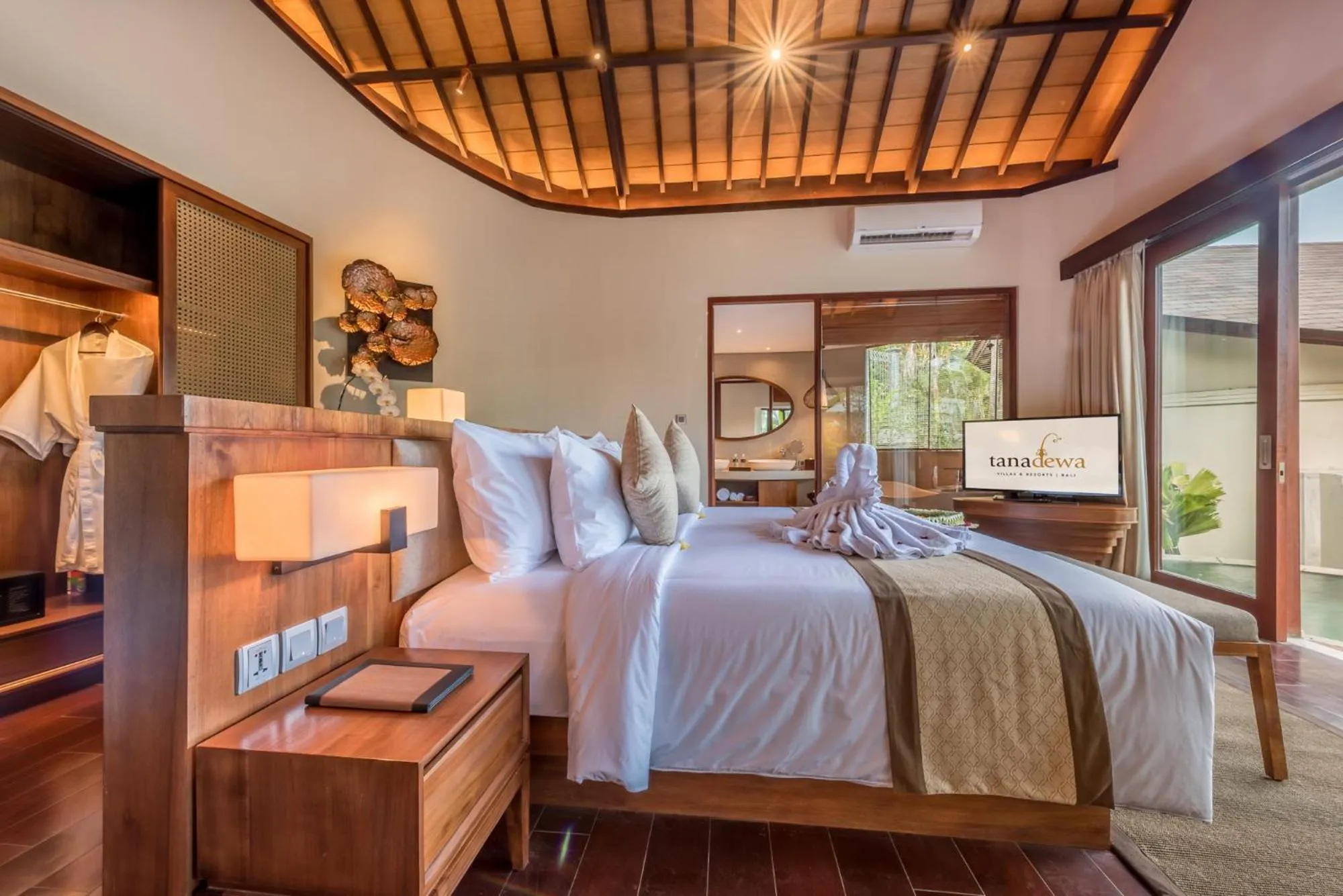 Bedroom, Bed in tanadewa Resort Ubud Bali by Cross Collection
