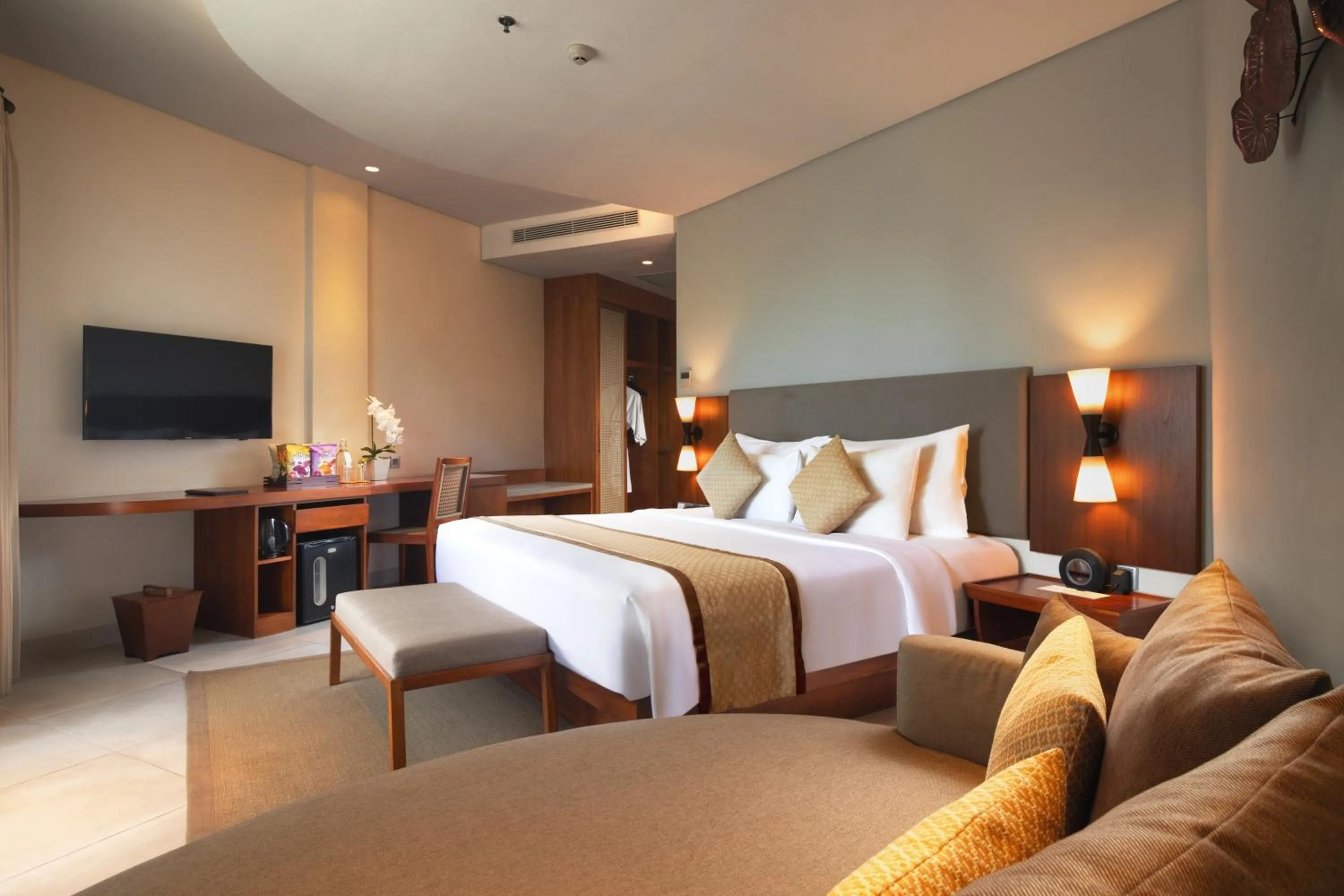 Bedroom, Bed in tanadewa Resort Ubud Bali by Cross Collection