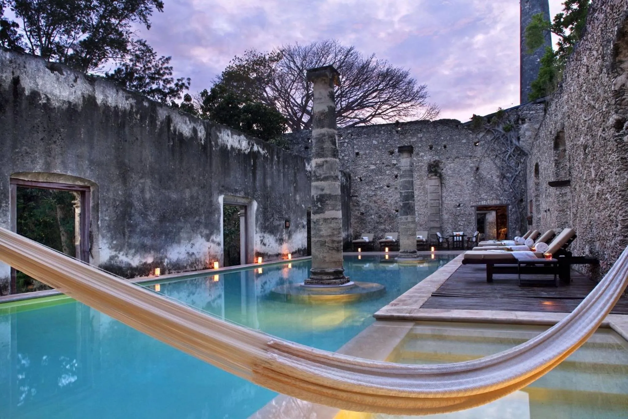 Swimming pool in Hacienda Uayamon