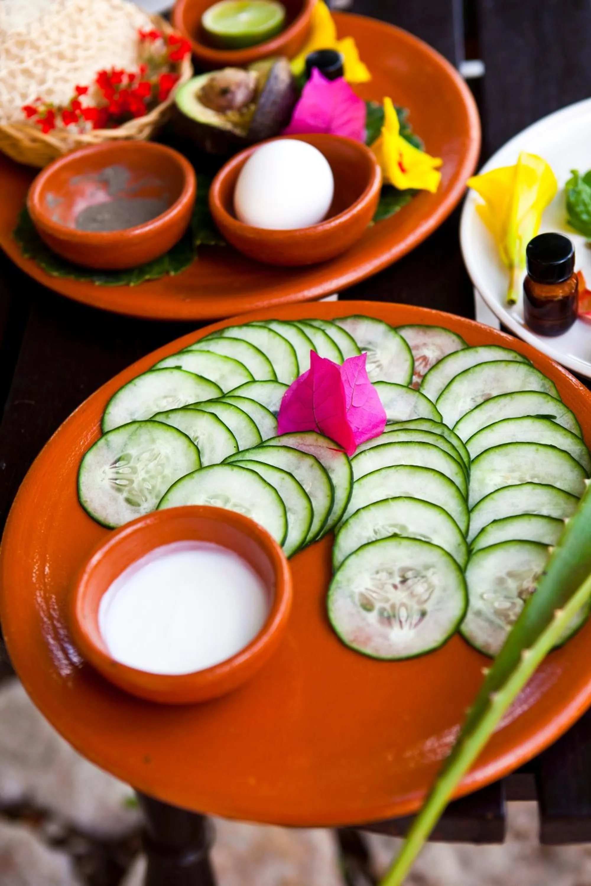 Food close-up in Hacienda San Jose Cholul