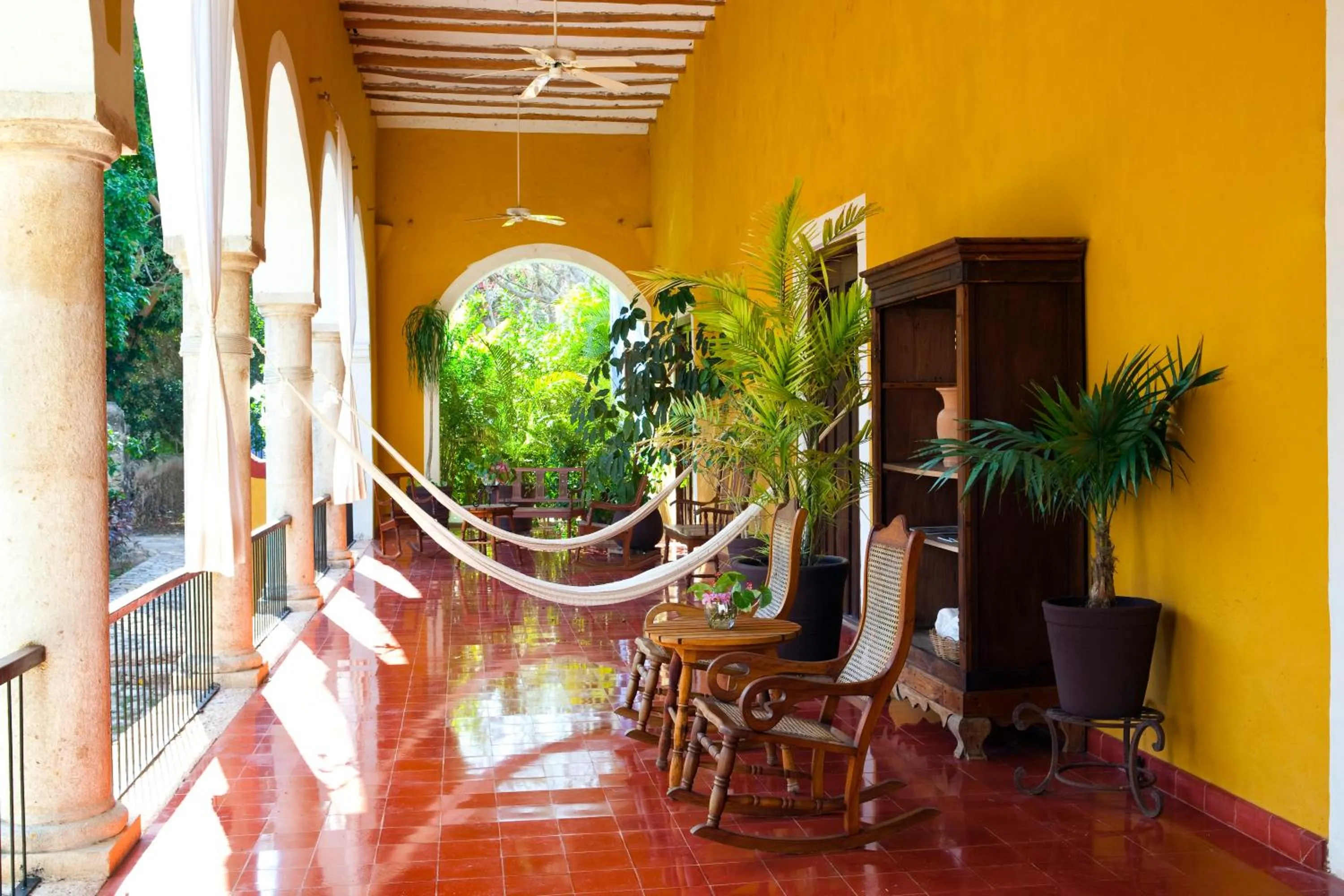 Patio in Hacienda San Jose Cholul